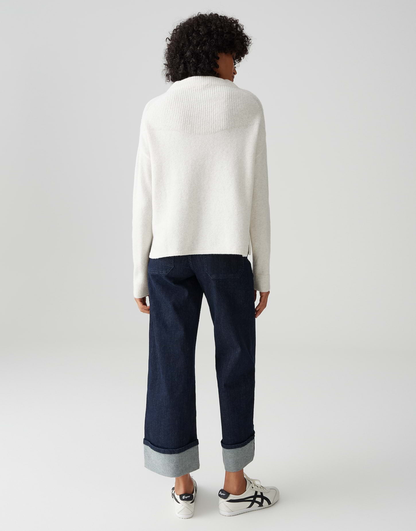 Opus Damen Pullover Soft Cream