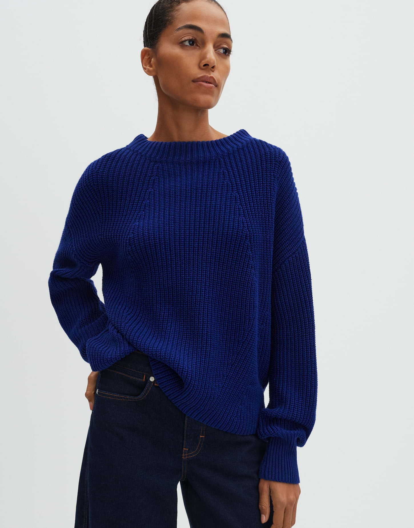 Someday Damen Pullover Electric Blue