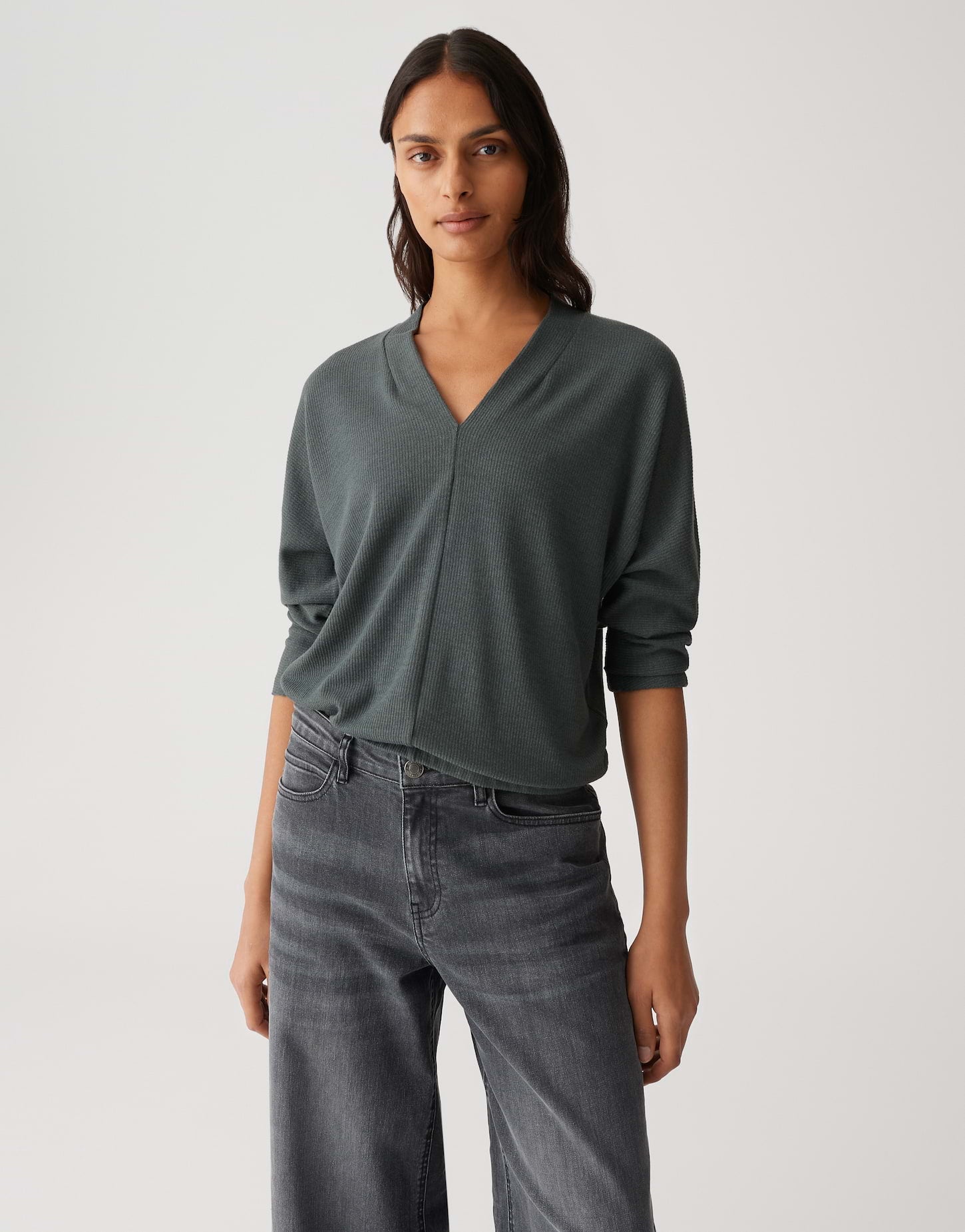 Opus Damen T-Shirts Deep Pine
