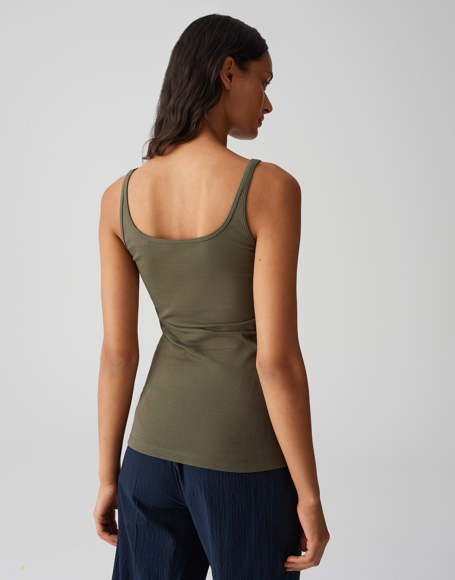 Opus Damen T-Shirts Olive Leaf
