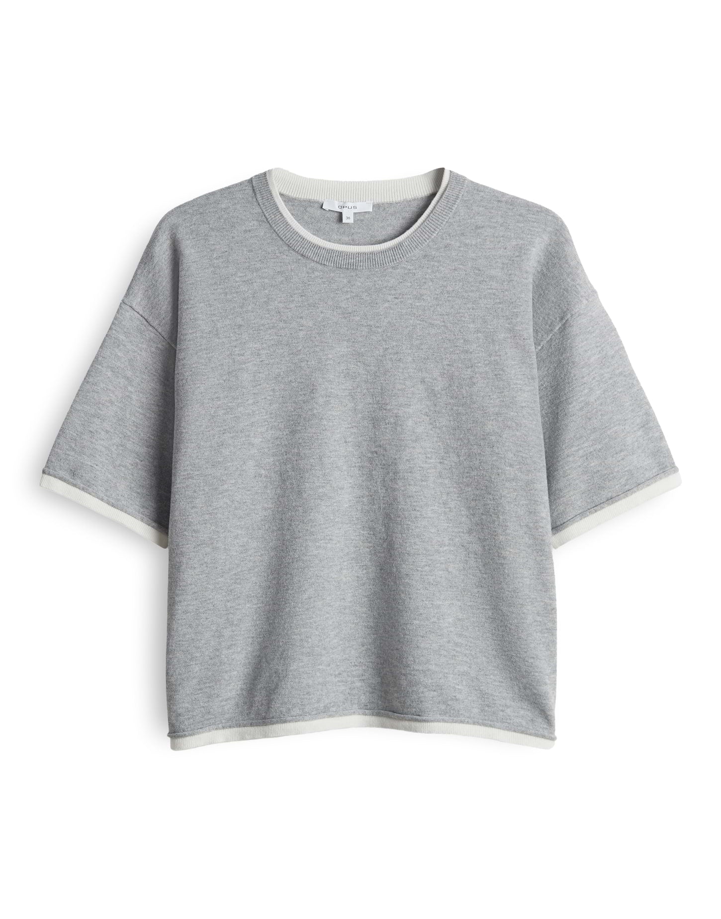 Opus Damen Pullover Hazy Fog Melang