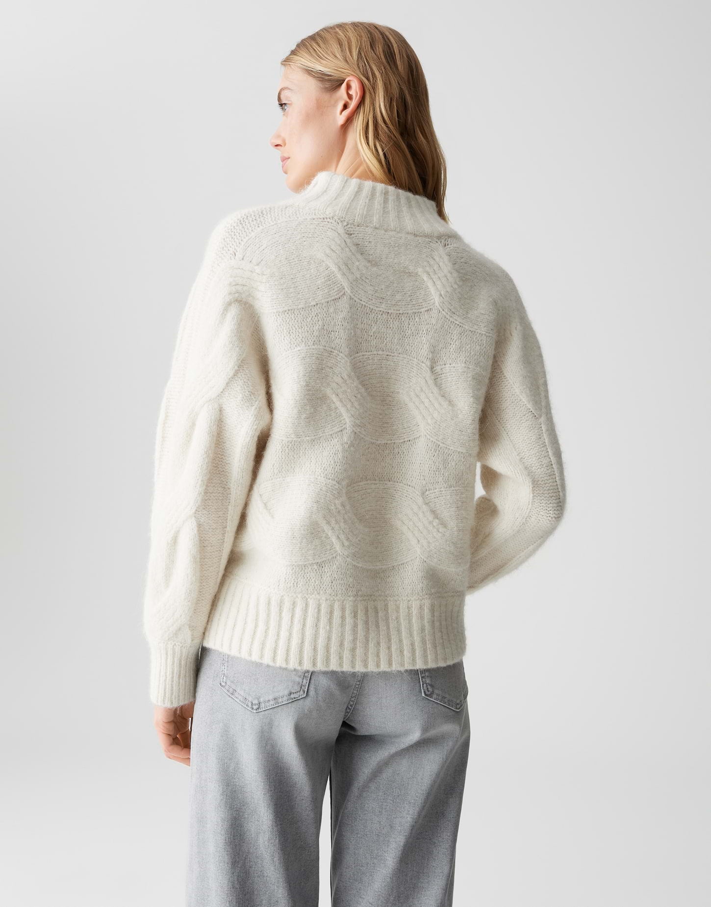 Opus Damen Pullover Soft Cream
