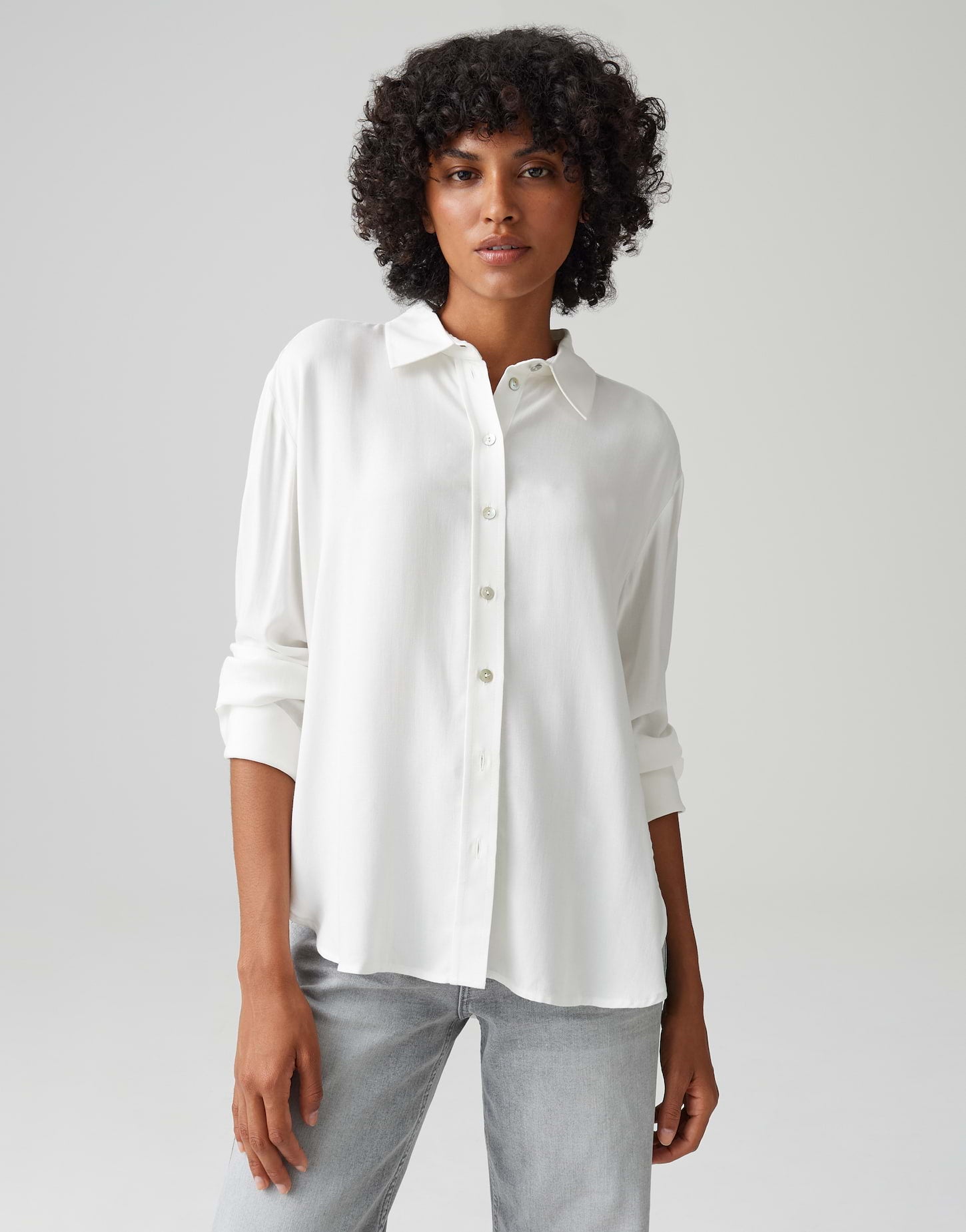 Opus Damen Blusen Milk