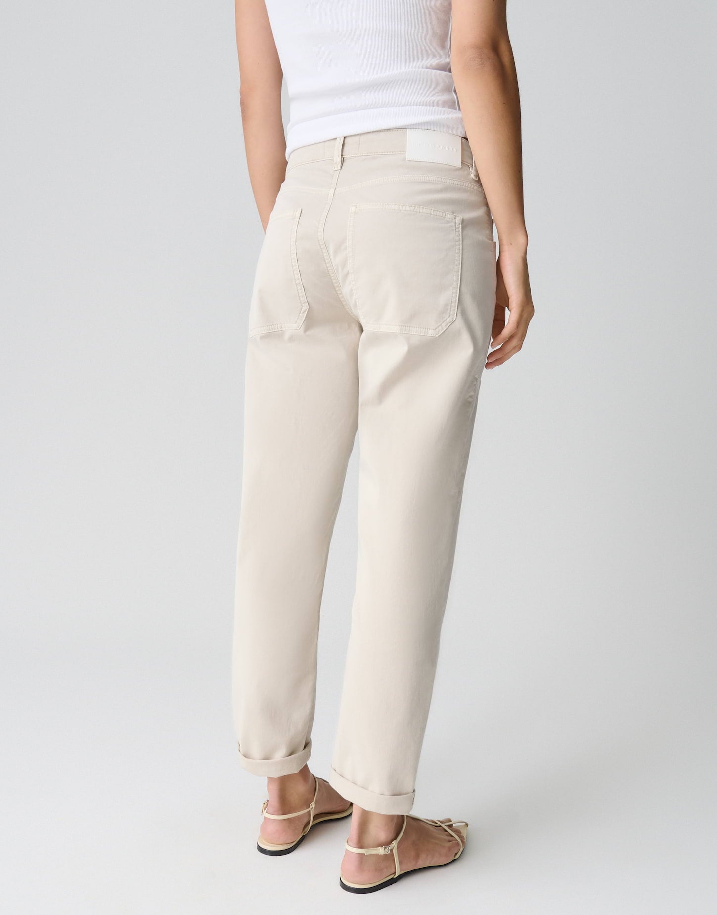 Opus Pants Damen Hosen  Natural G