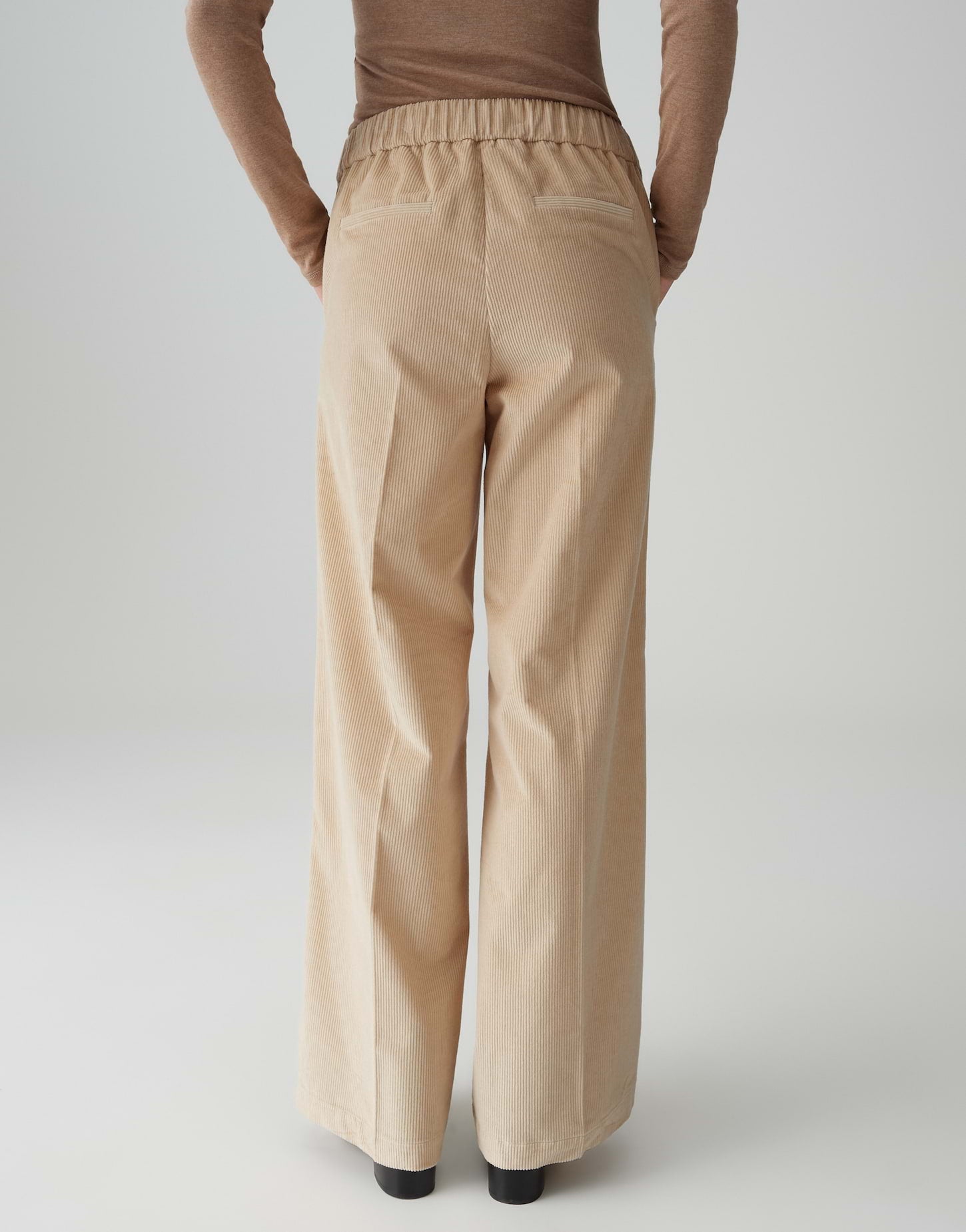 Opus Pants Damen Hosen  Macadamia
