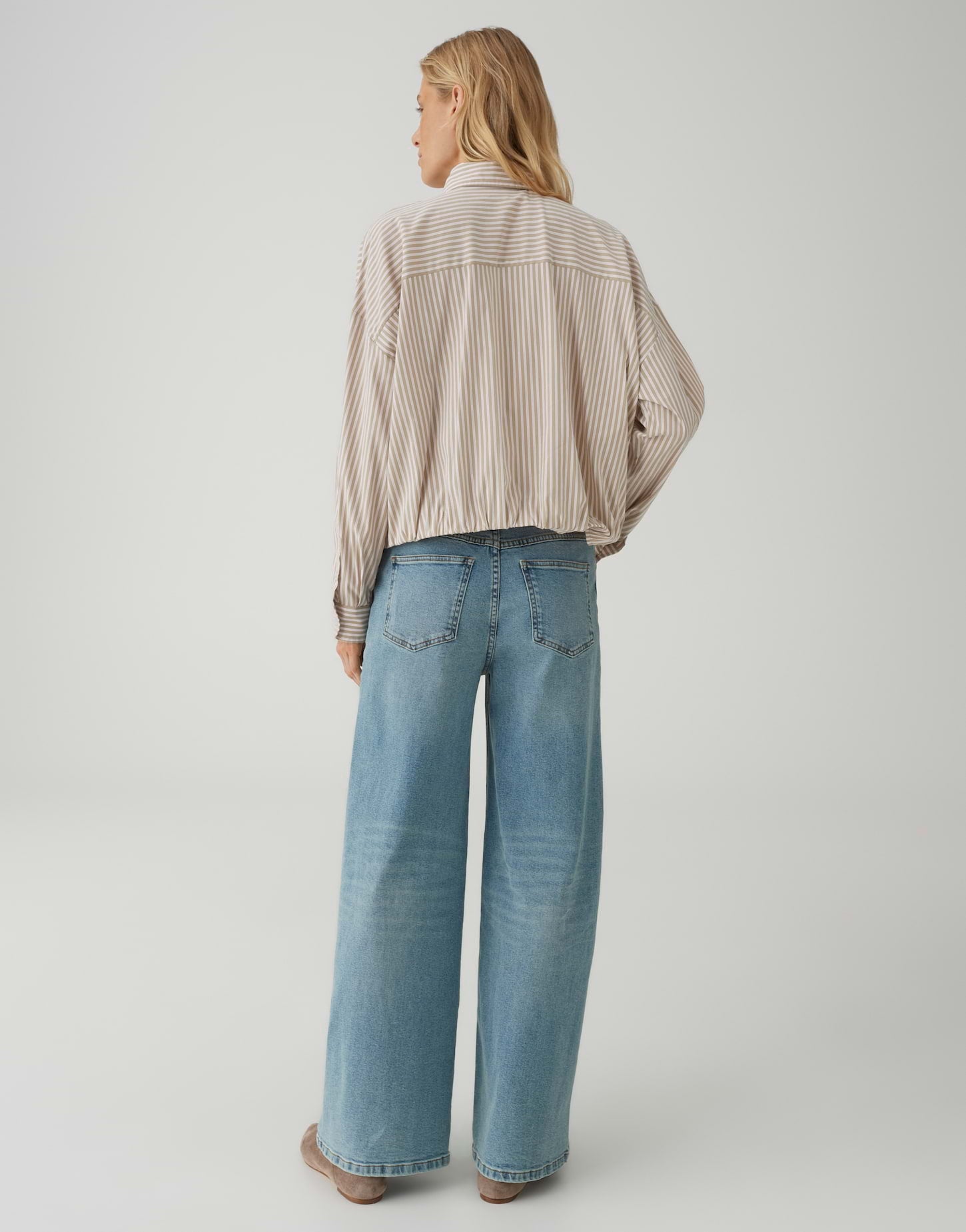 Opus Damen Blusen Soft Oat