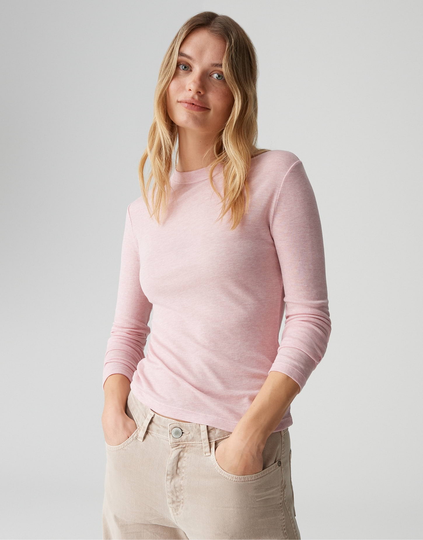 Opus Damen T-Shirts Coral Blush