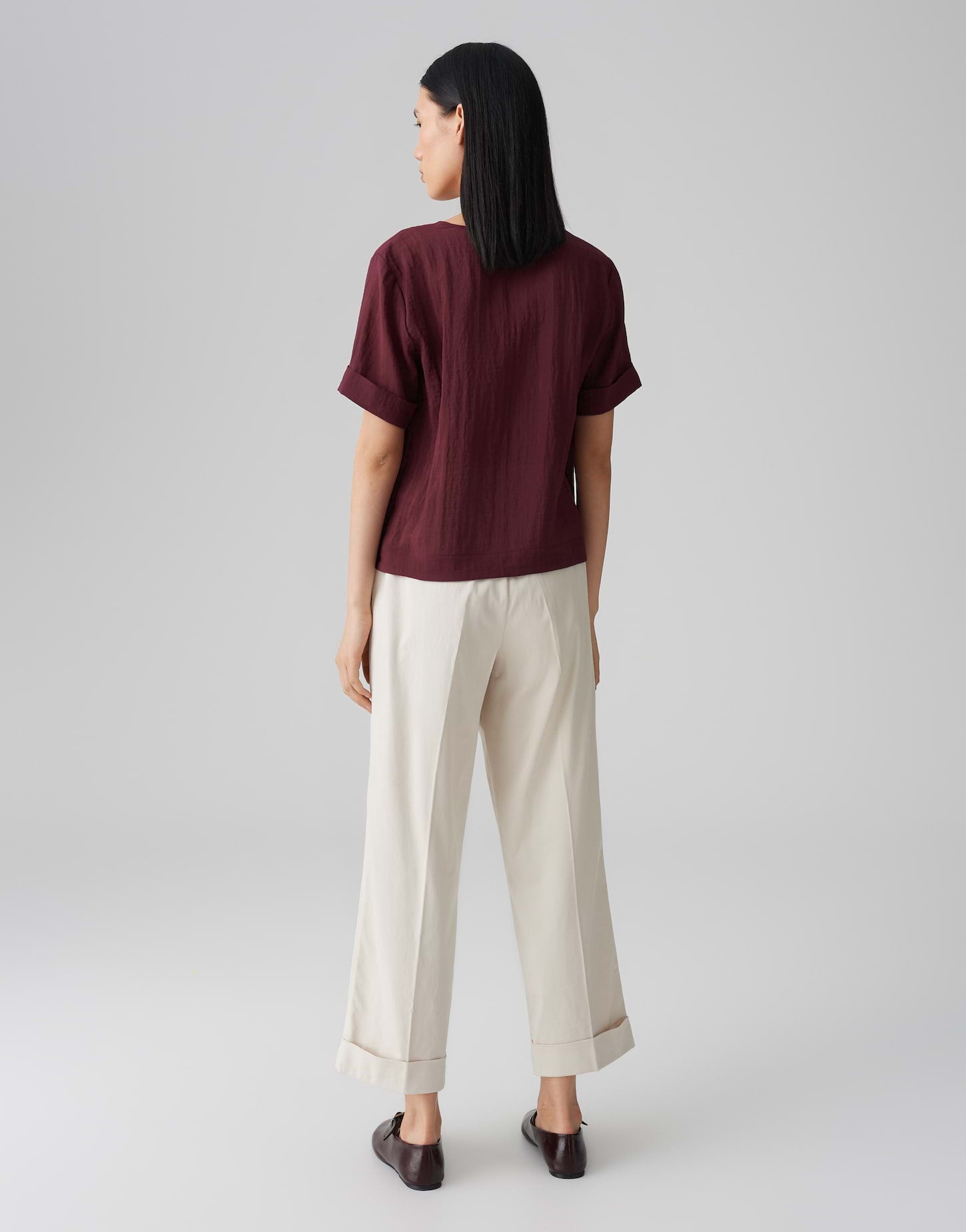 Opus Damen Blusen Cassis