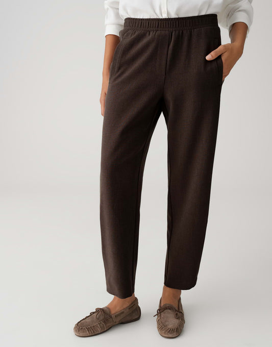 Opus Damen Hosen Coffee Bean
