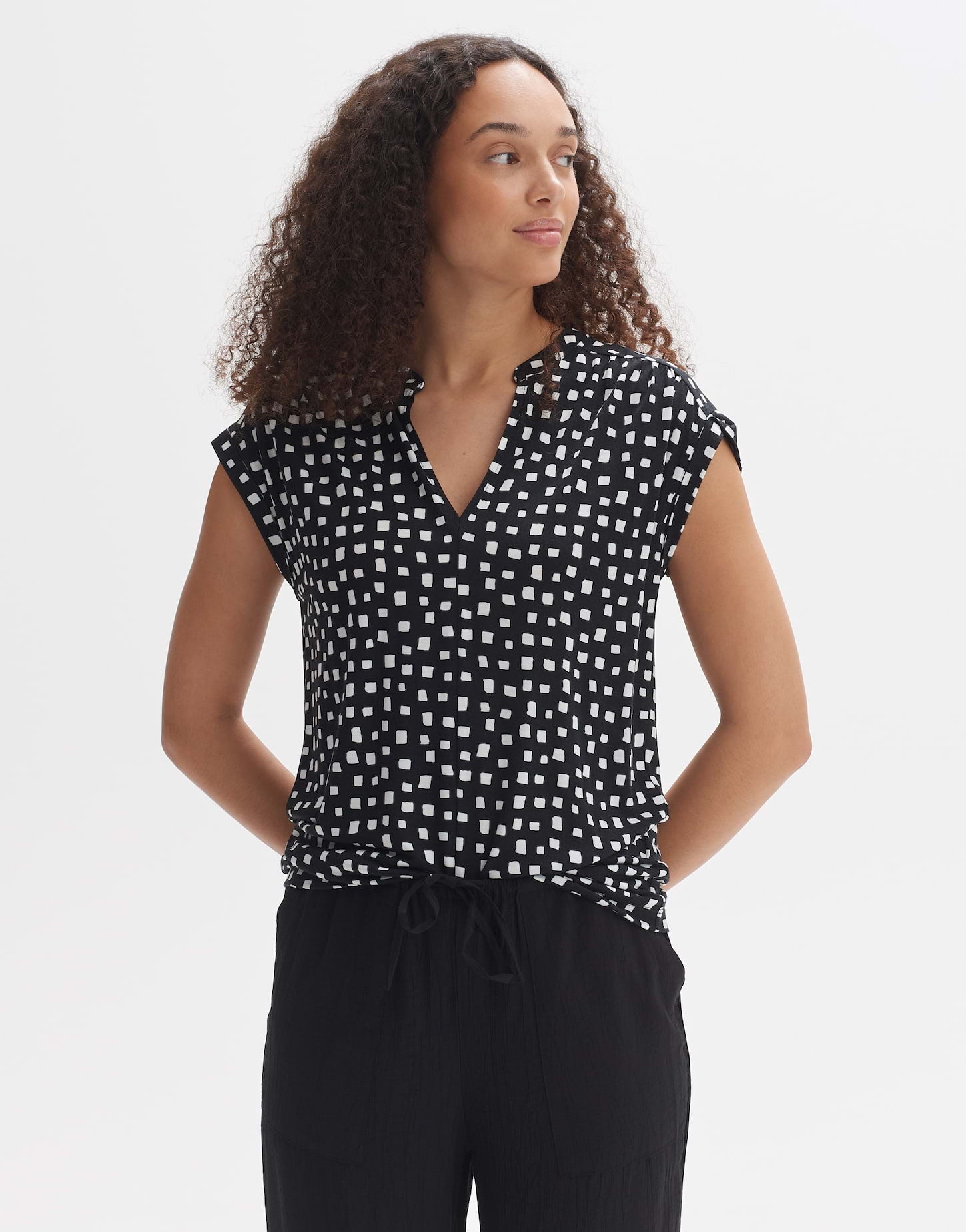 Opus Damen T-Shirts Black