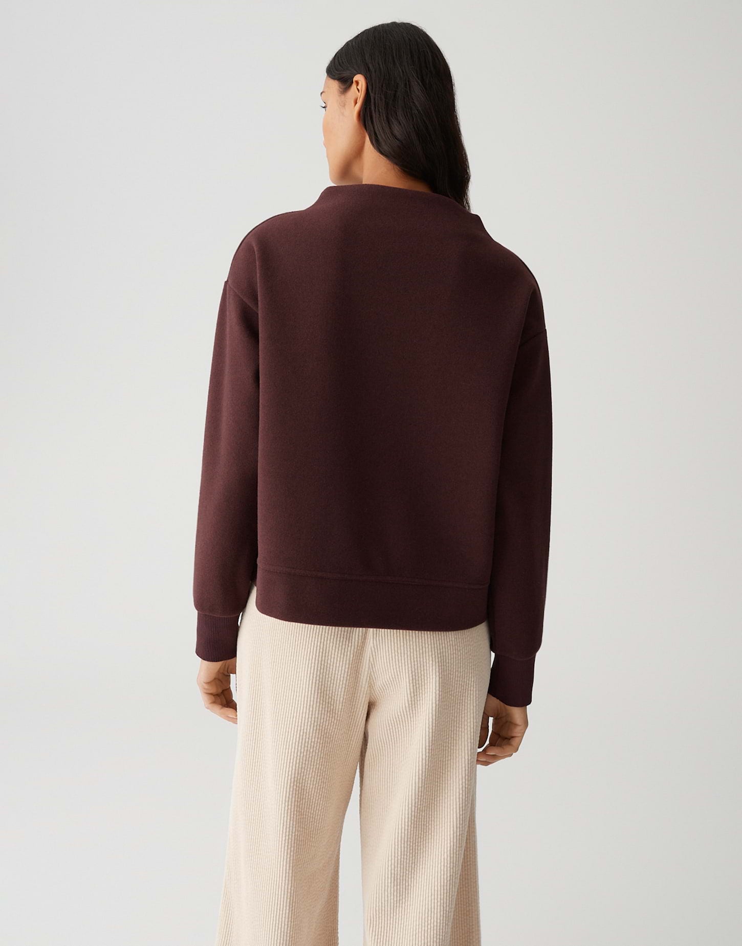 Opus Damen Sweatshirts Dark Grape