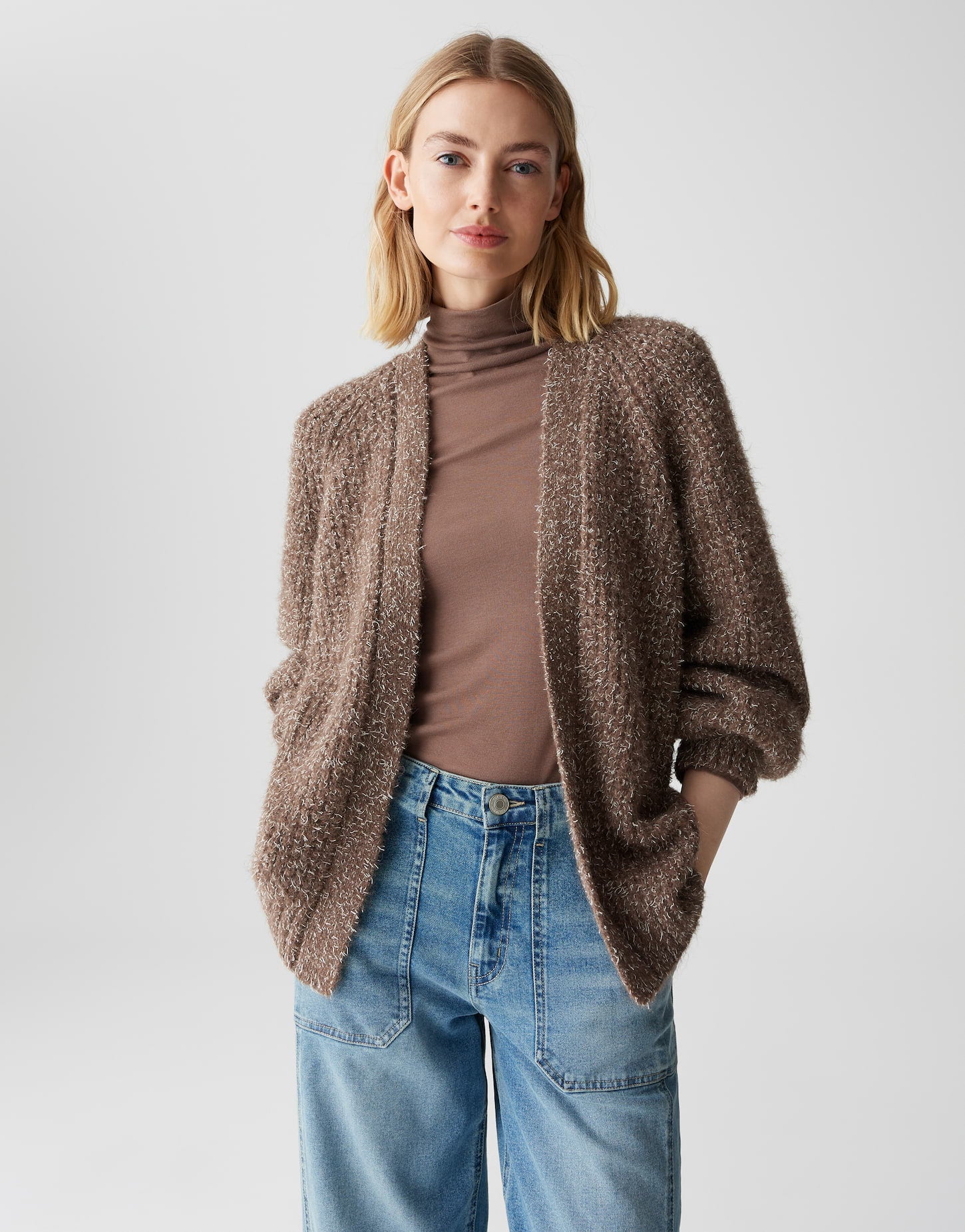 Opus Damen Pullover Cocoa