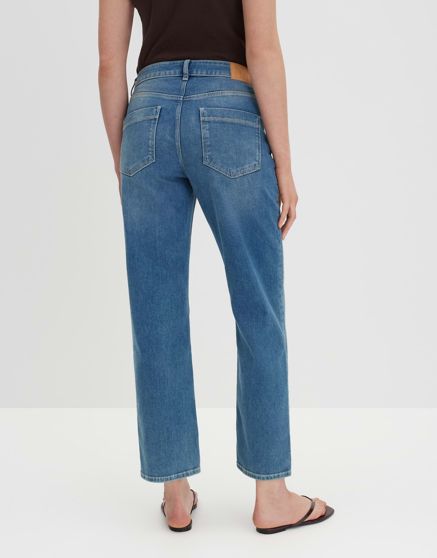 Someday Damen Jeans Mid Sixties Blu