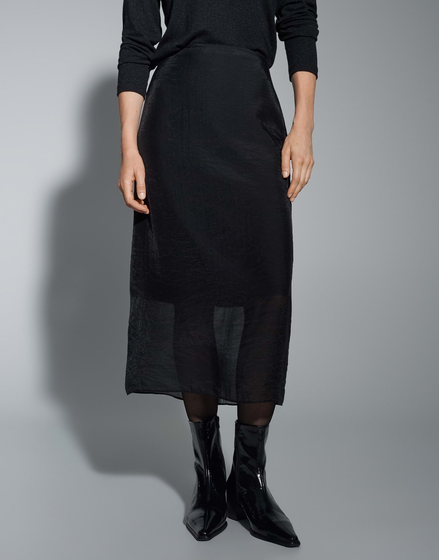 Opus Damen Rock Black