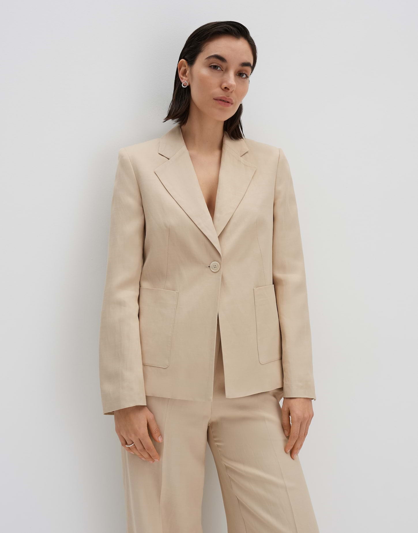 Someday Damen Blazer Natural Glaze