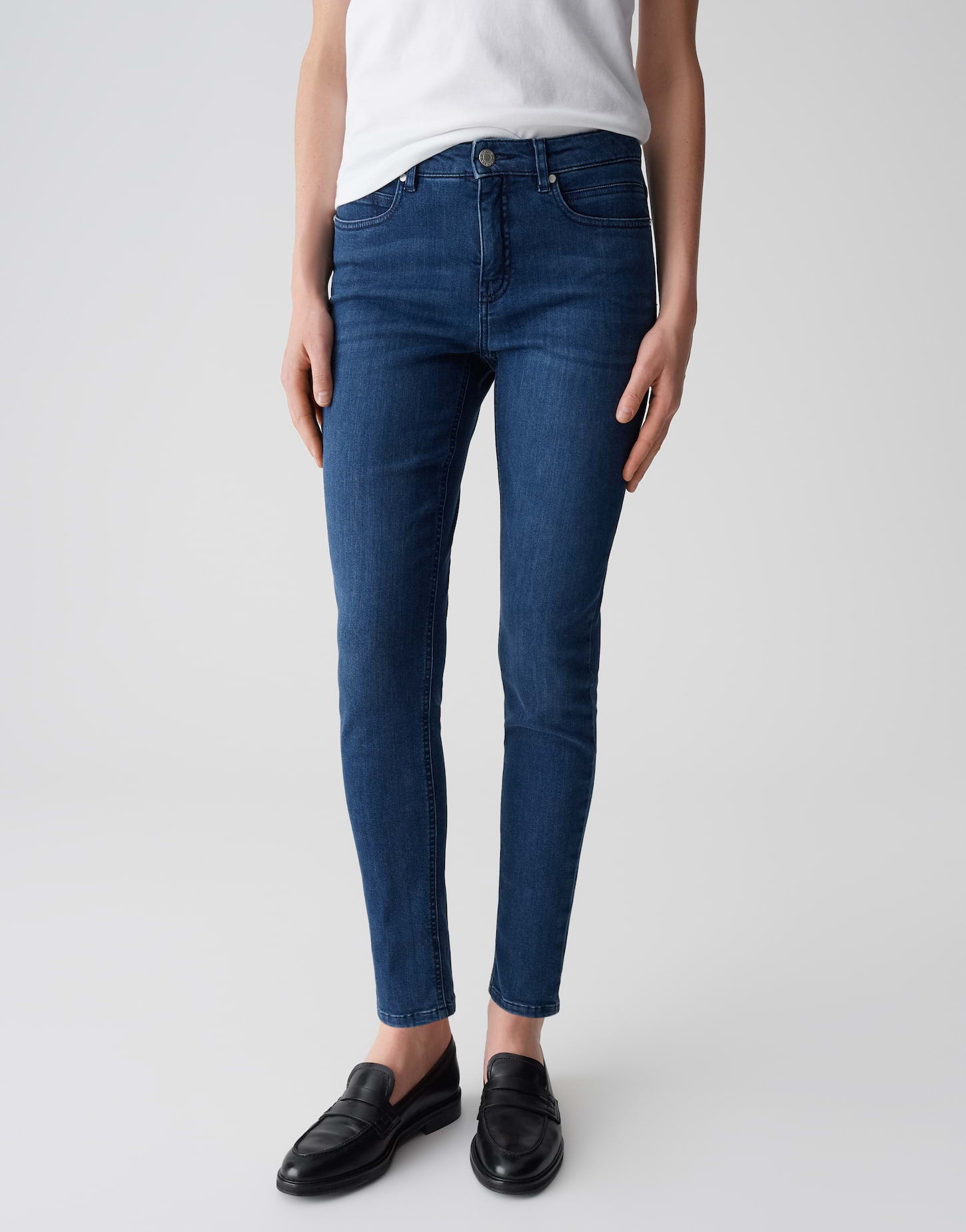 Opus Pants Damen Jeans  Dark Spac