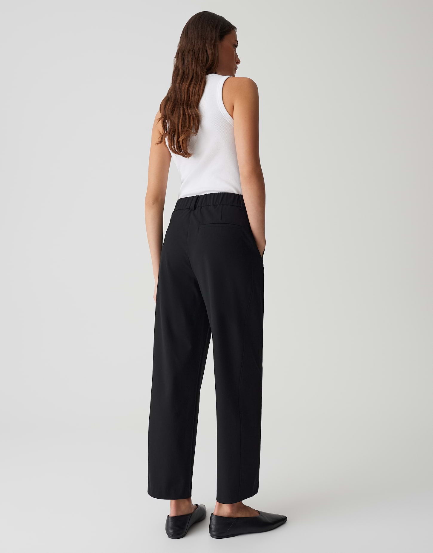 Opus Pants Damen Hosen  Black