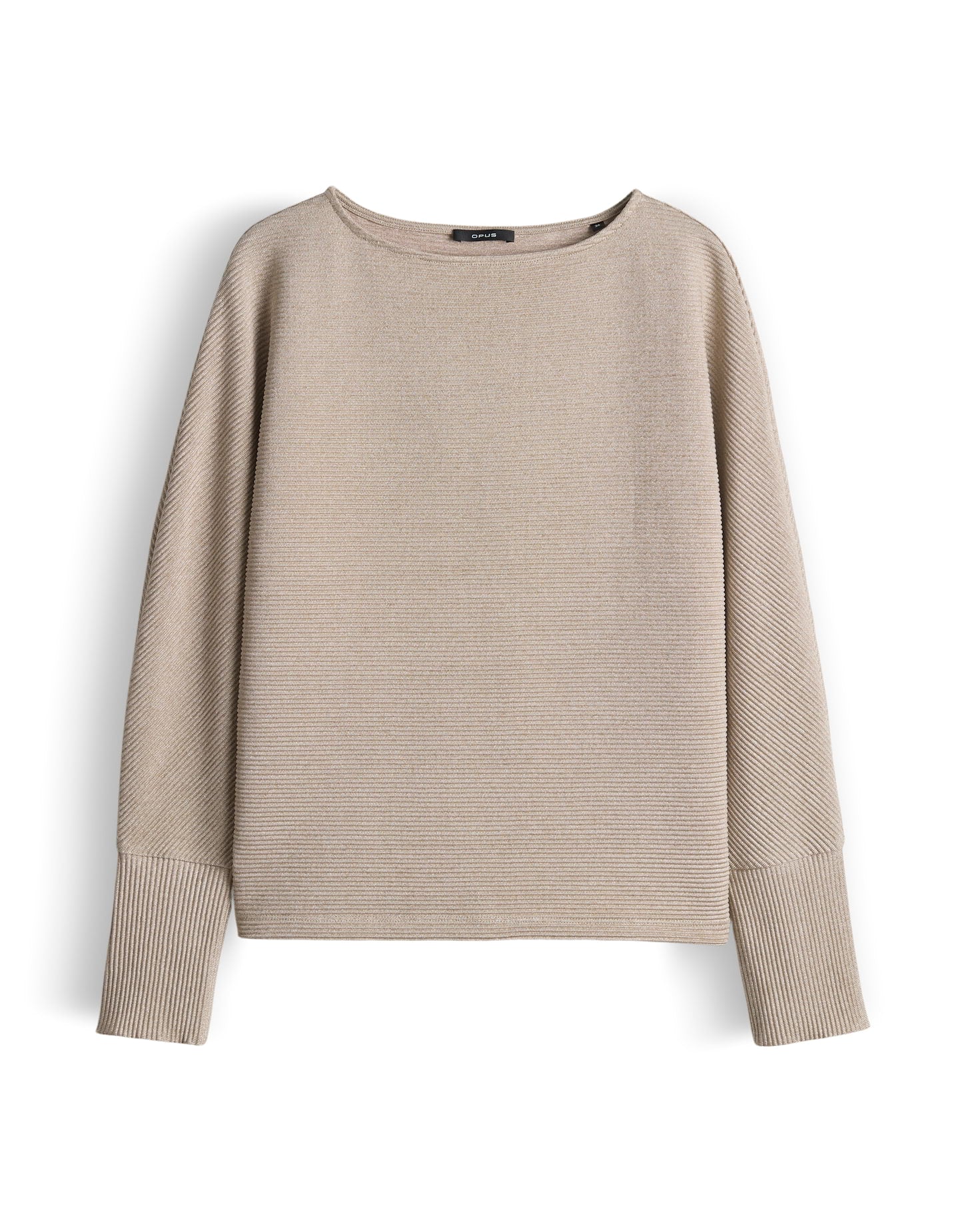 Opus Damen T-Shirts Warm Taupe