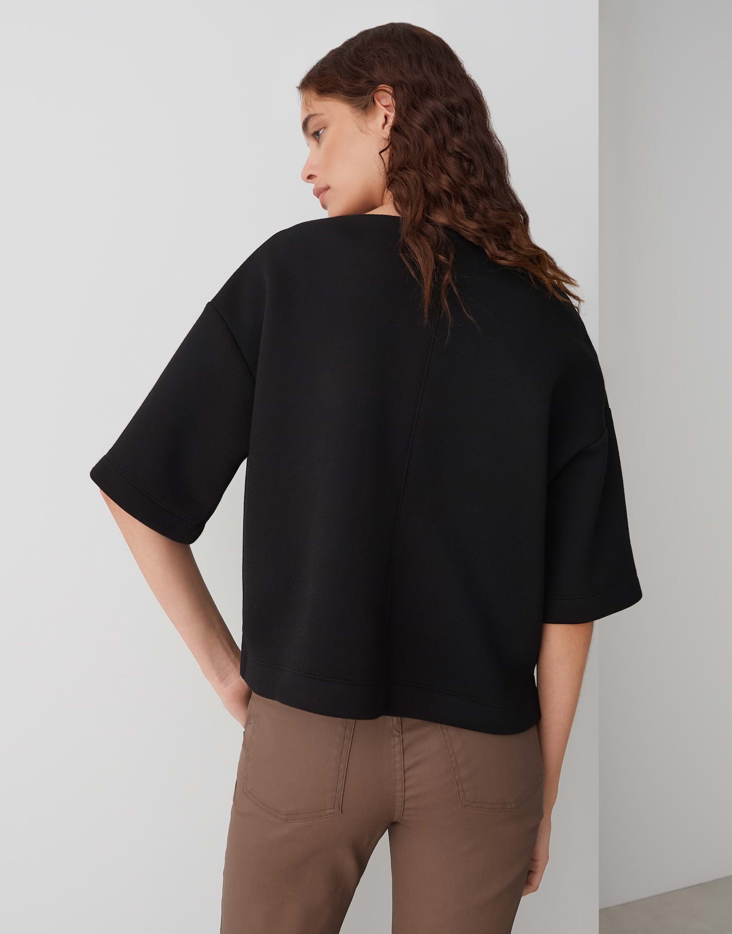 Opus Damen Sweatshirts Black