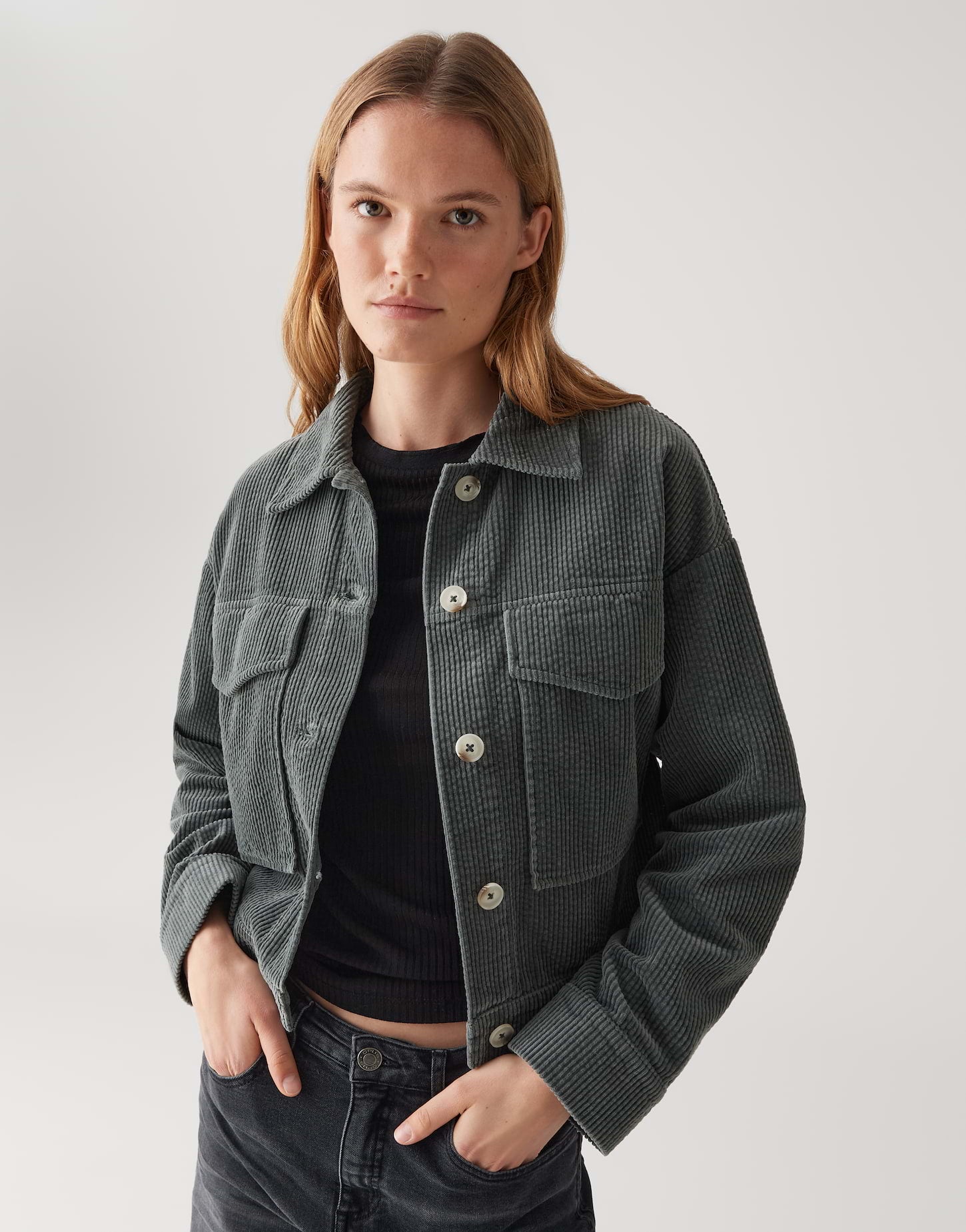 Opus Damen Jacken Deep Pine