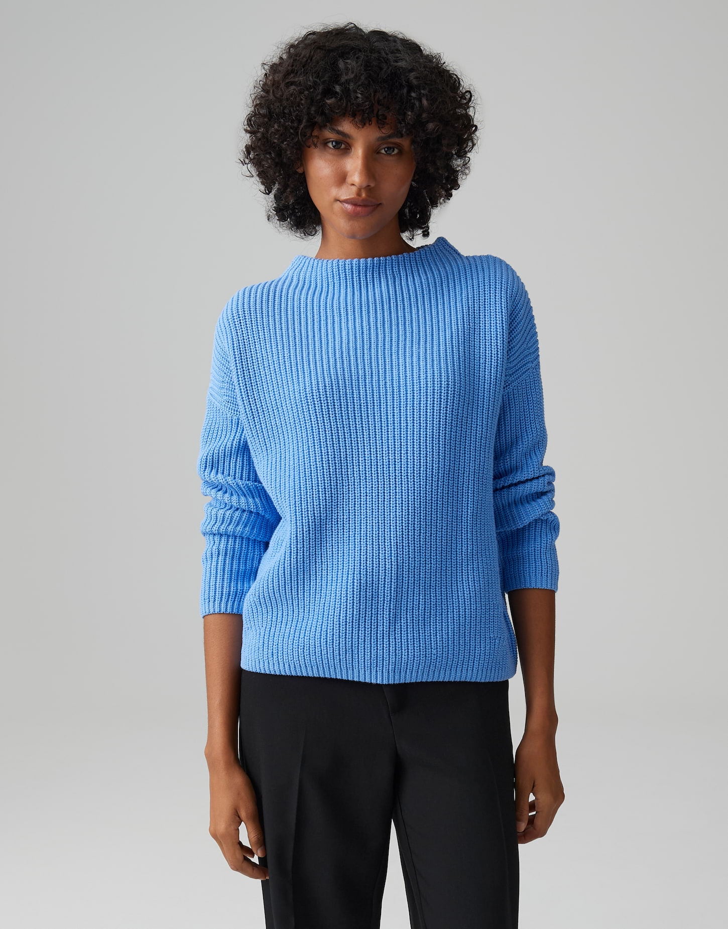 Opus Damen Pullover Water Blue