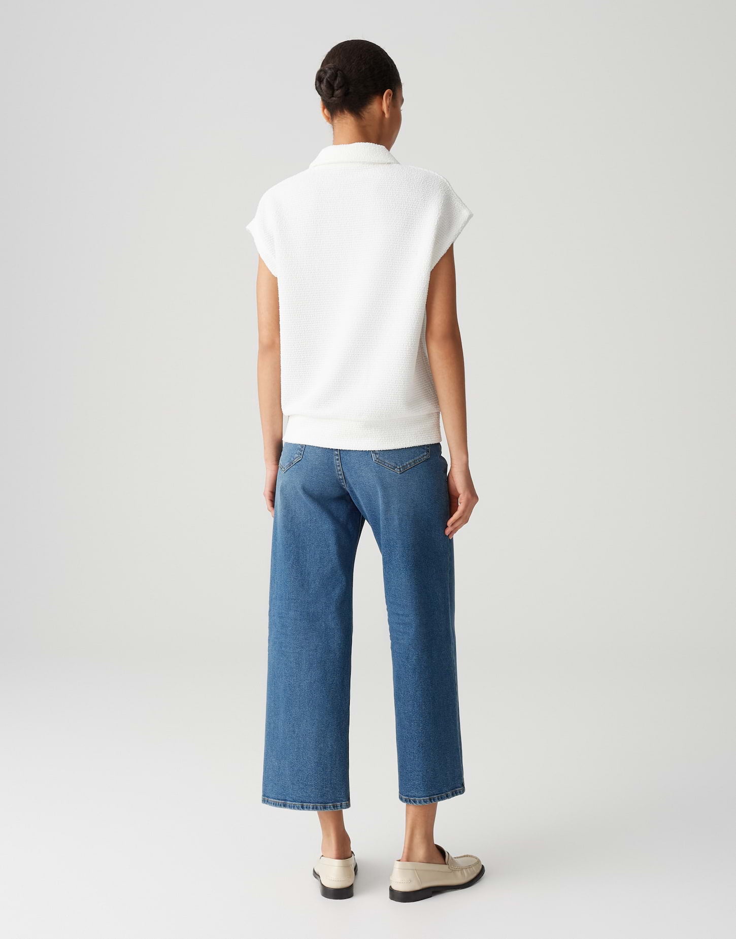 Opus Damen Sweatshirts Milk