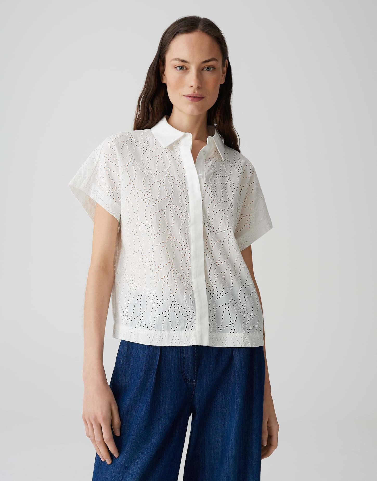 Opus Damen Blusen Milk