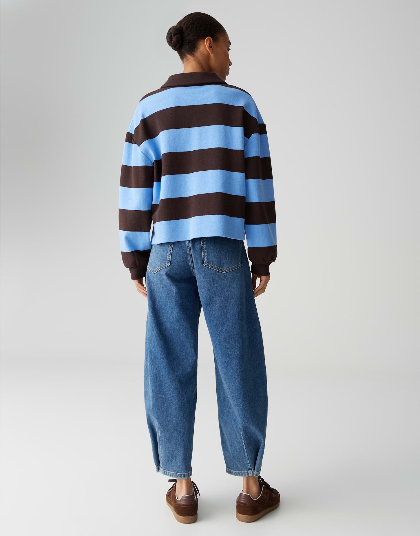 Opus Damen Sweatshirts Water Blue