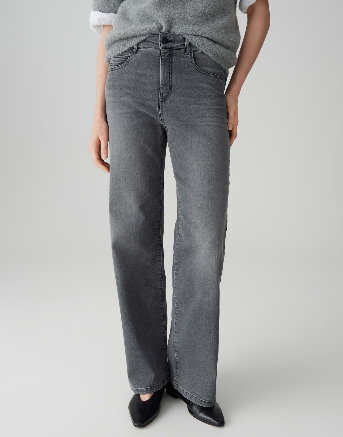 Opus Pants Damen Jeans  Mid Carbo