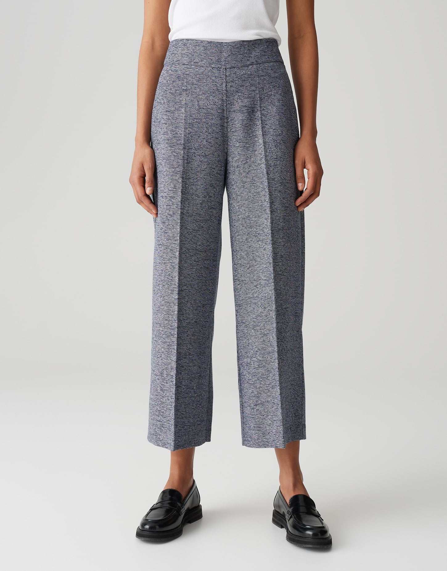 Opus Damen Hosen Coal Blue
