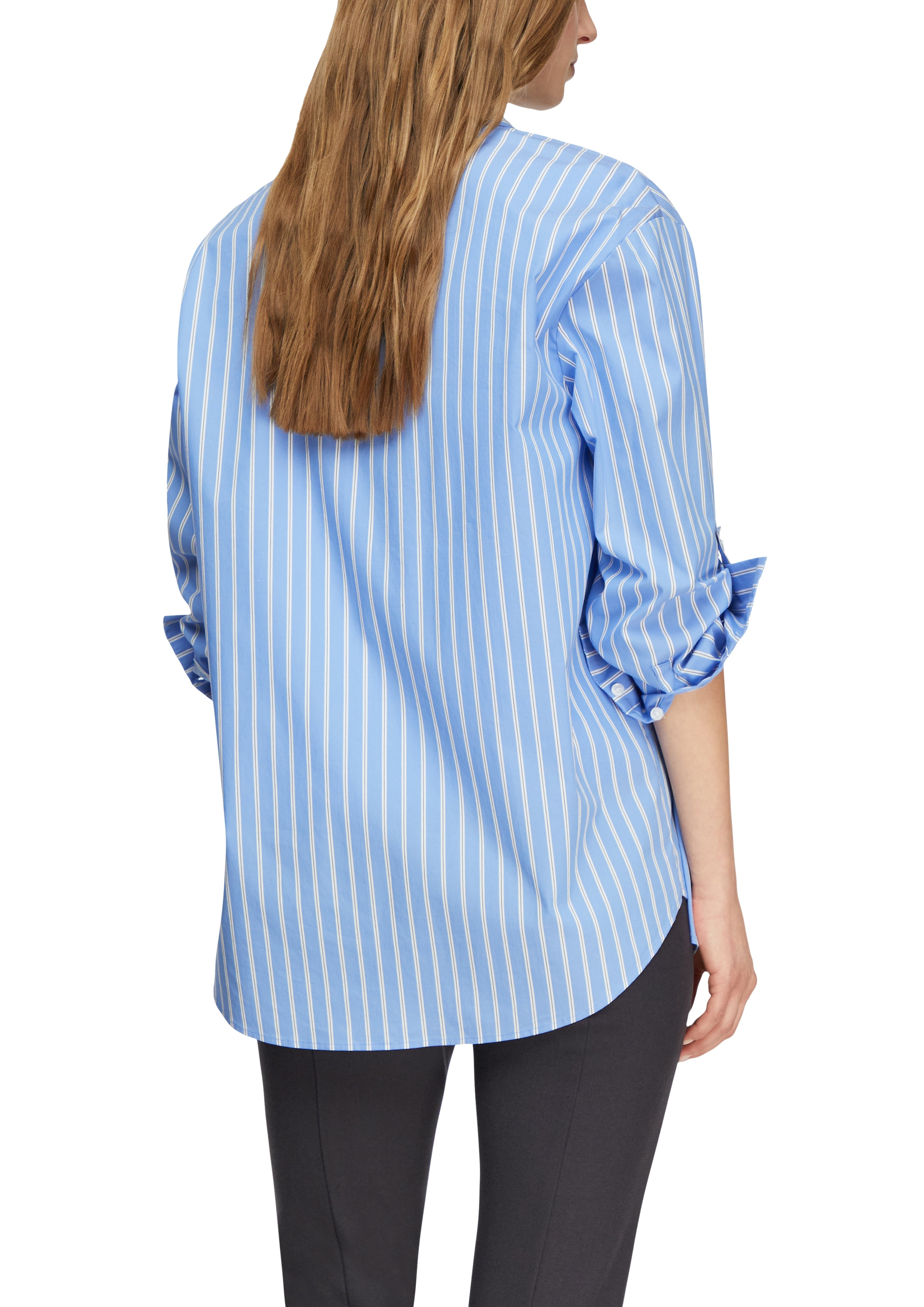 Comma Damen Blusen Blue