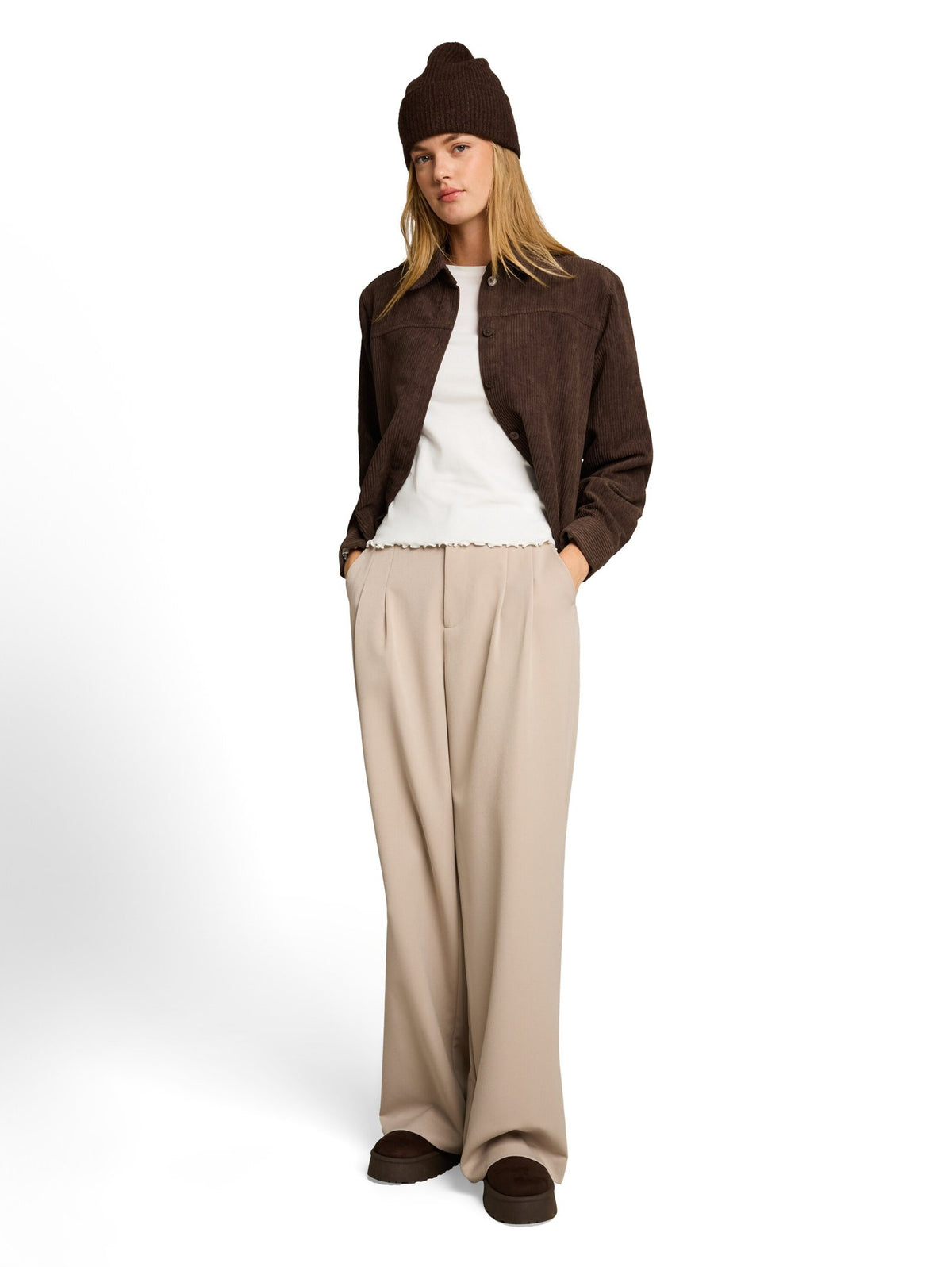 Tom Tailor denim Damen Blusen Cool Dark Brown