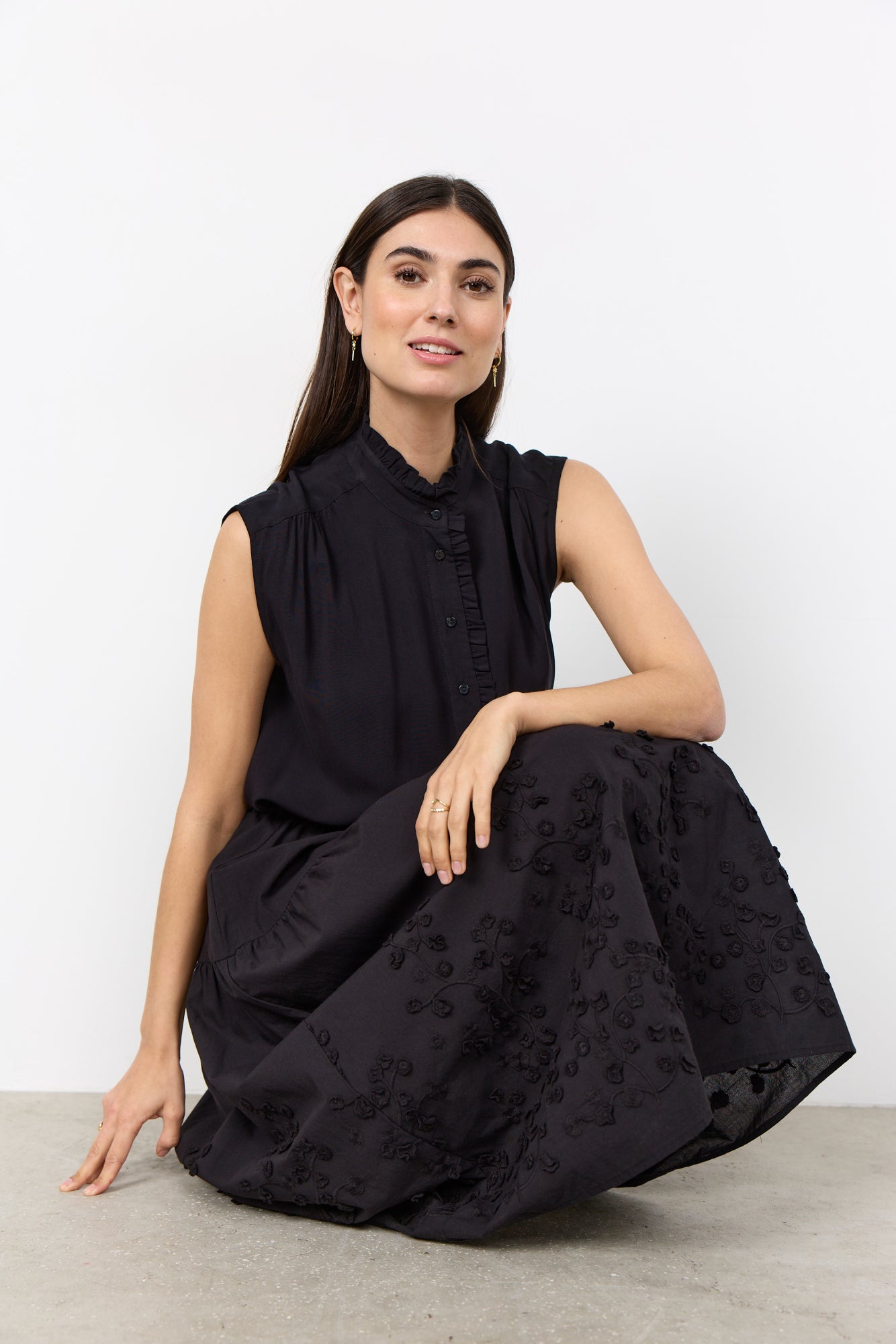 Soya Concept Damen Blusen Black