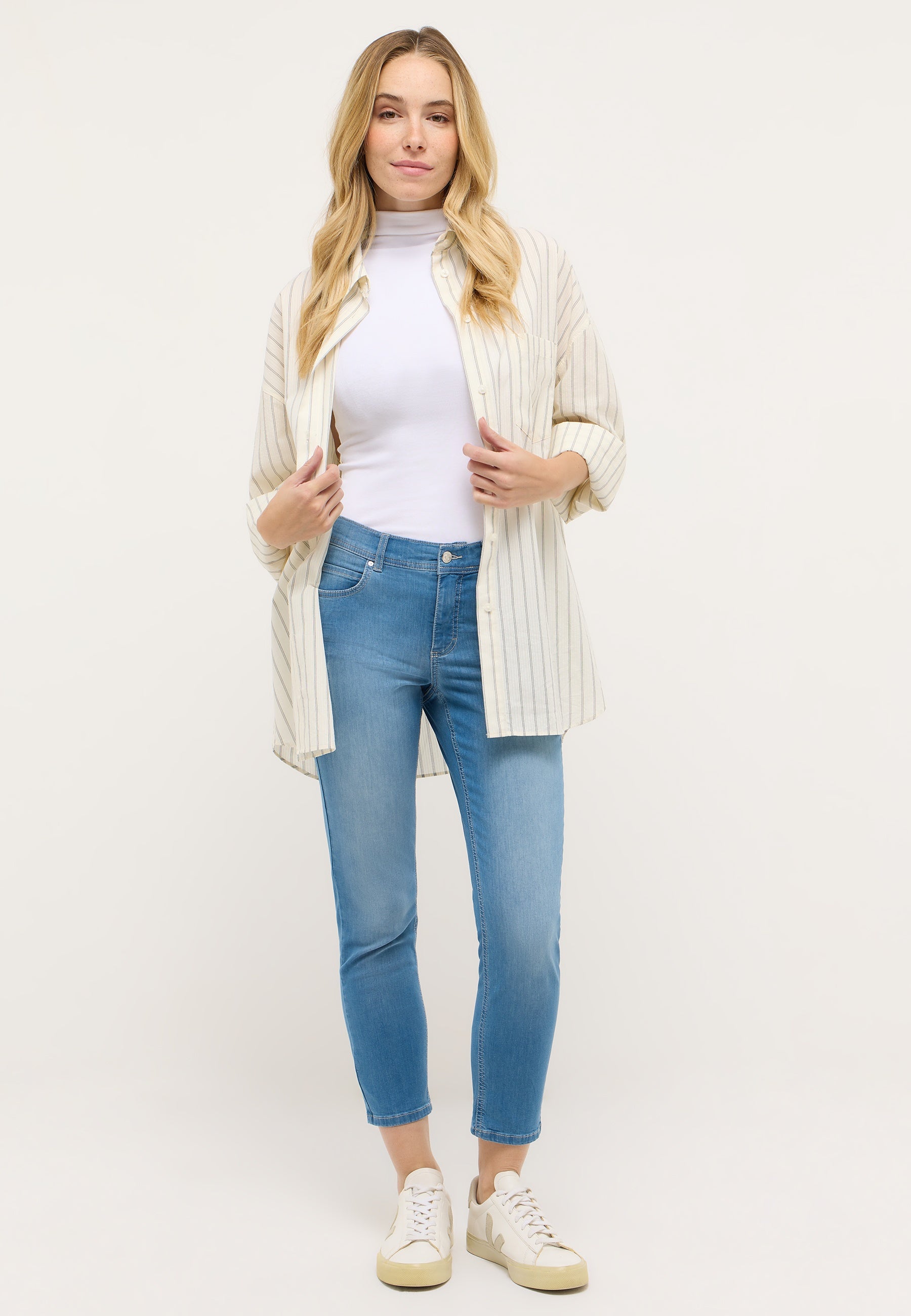 Angels Damen Jeans Light Blue