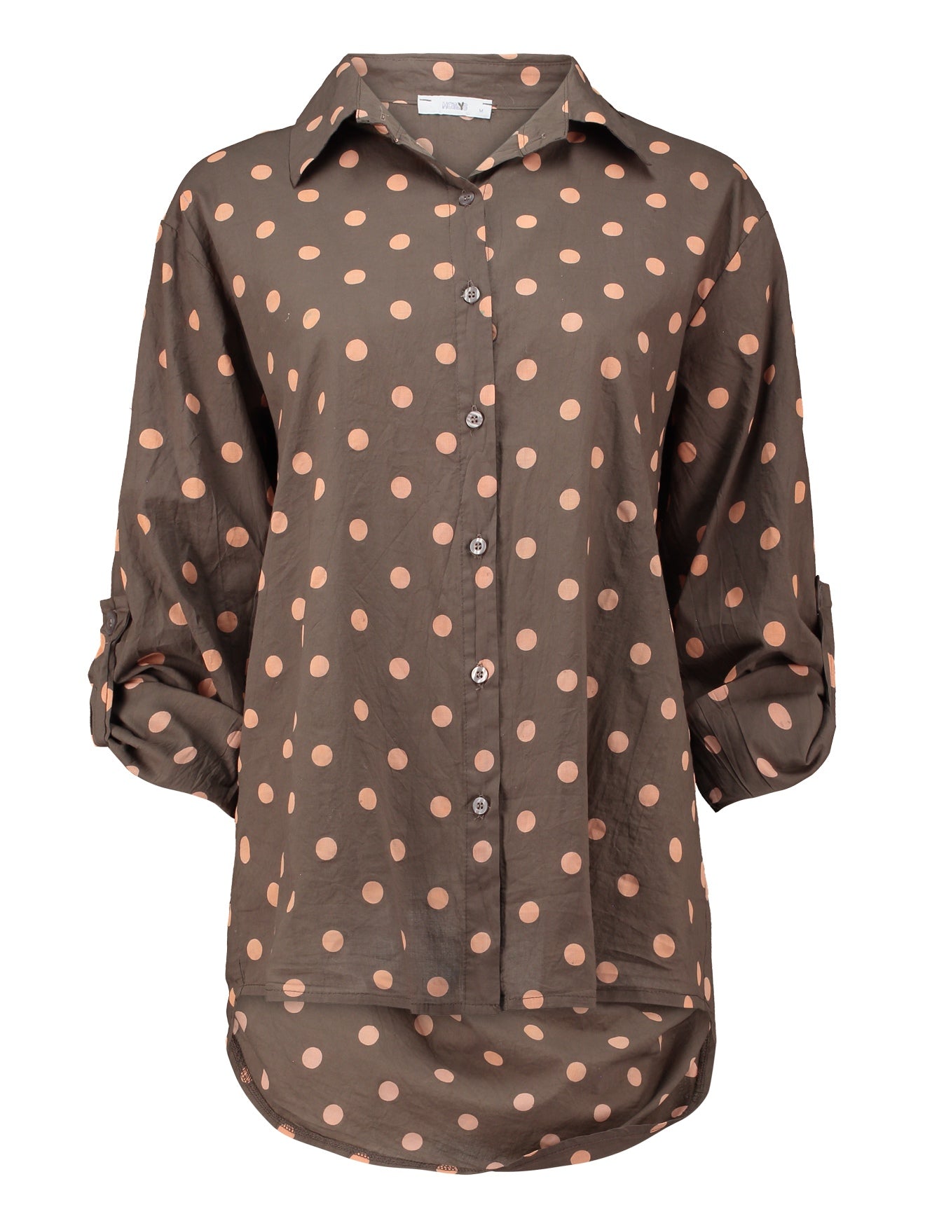 Haily's Damen Blusen Cocoa/Norange D