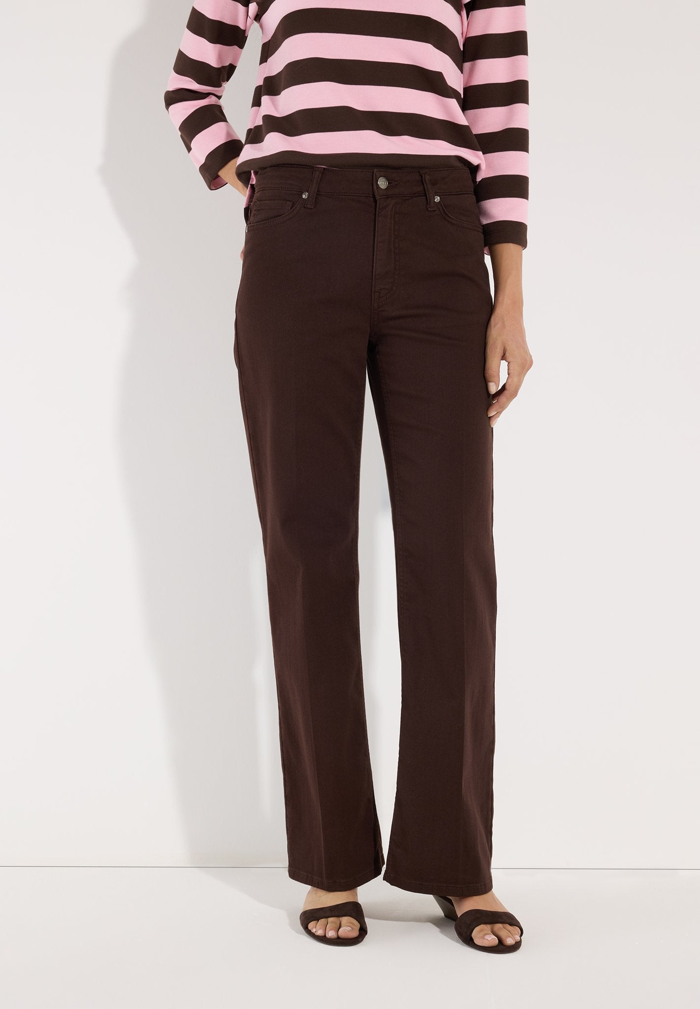 More & More Damen Jeans  Espresso B