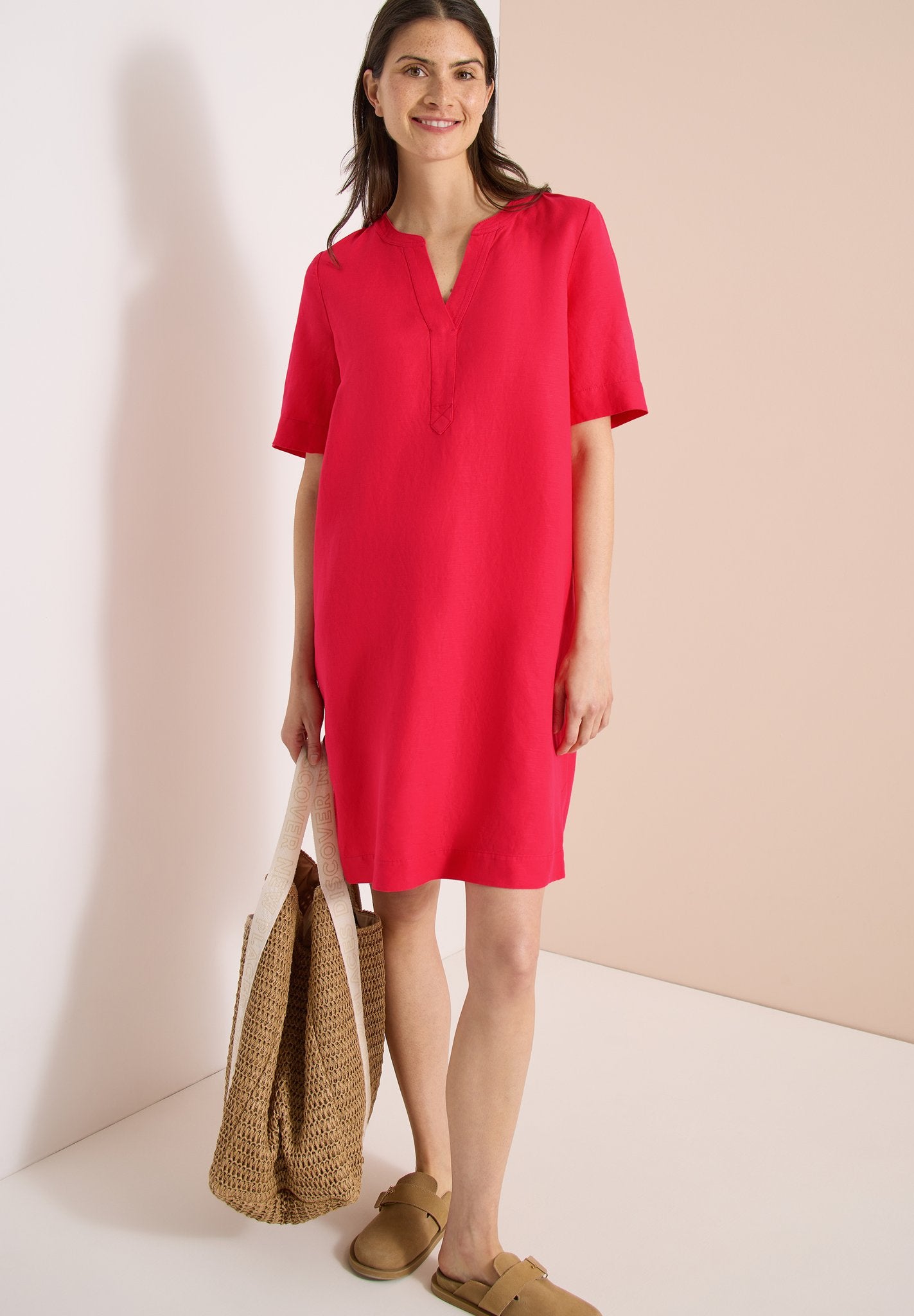 Cecil Damen Kleider Fresh Red