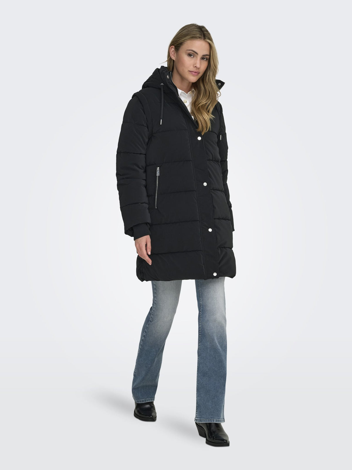 Only Damen Jacken Black/W. Silver