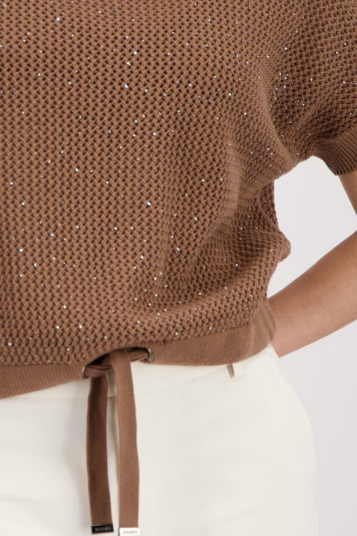 Monari Damen Pullover  Mocca