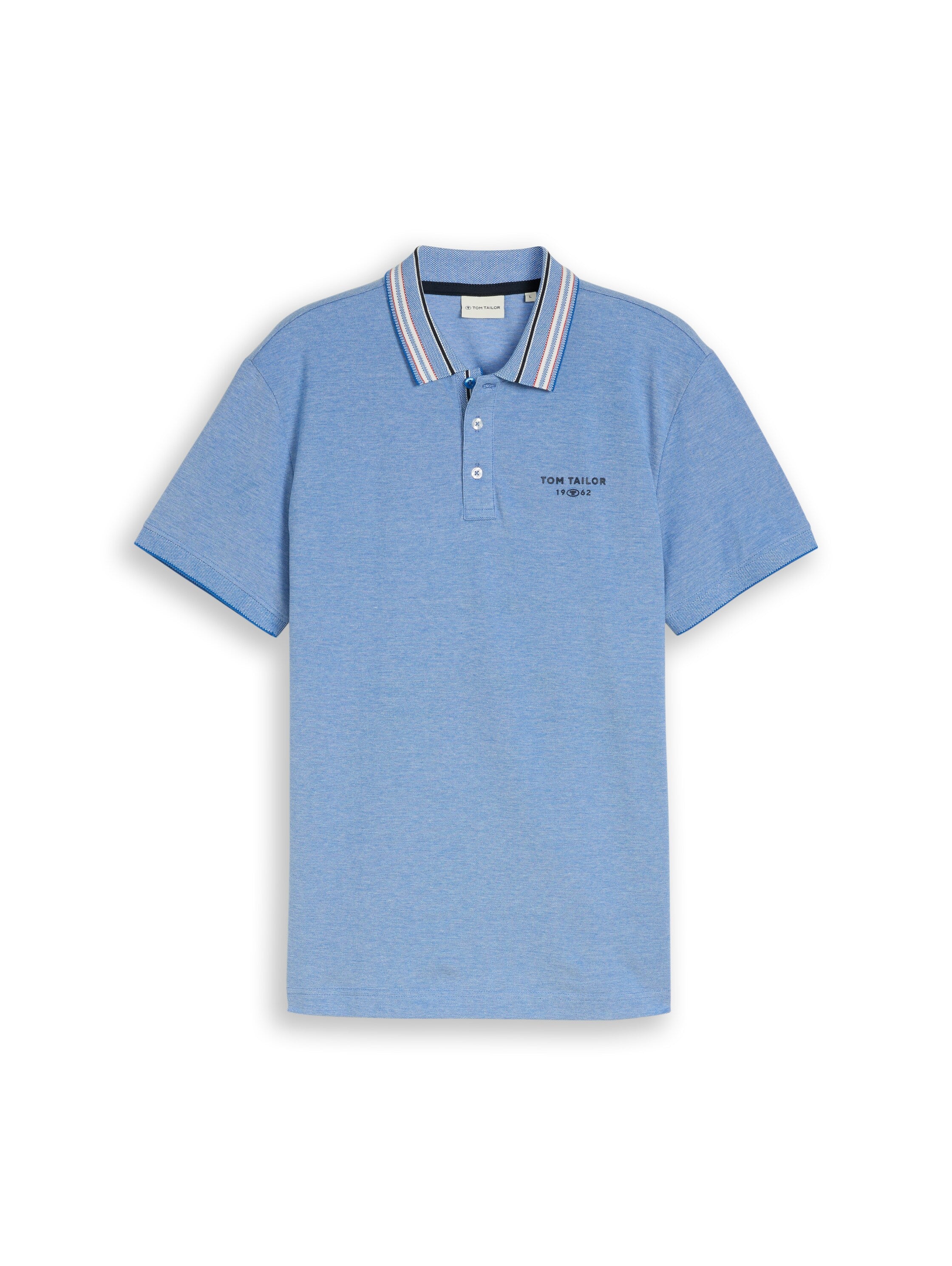 Tom Tailor Herren Polo-Shirts Surf Blue