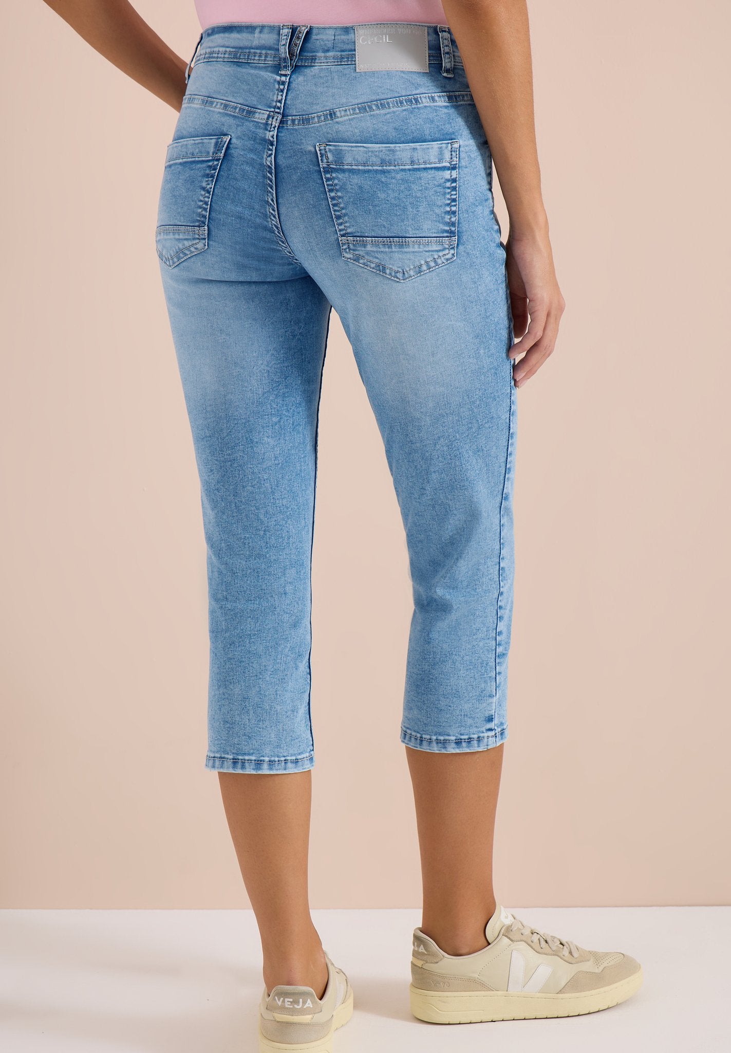 Cecil Damen Hosen  Light Blu