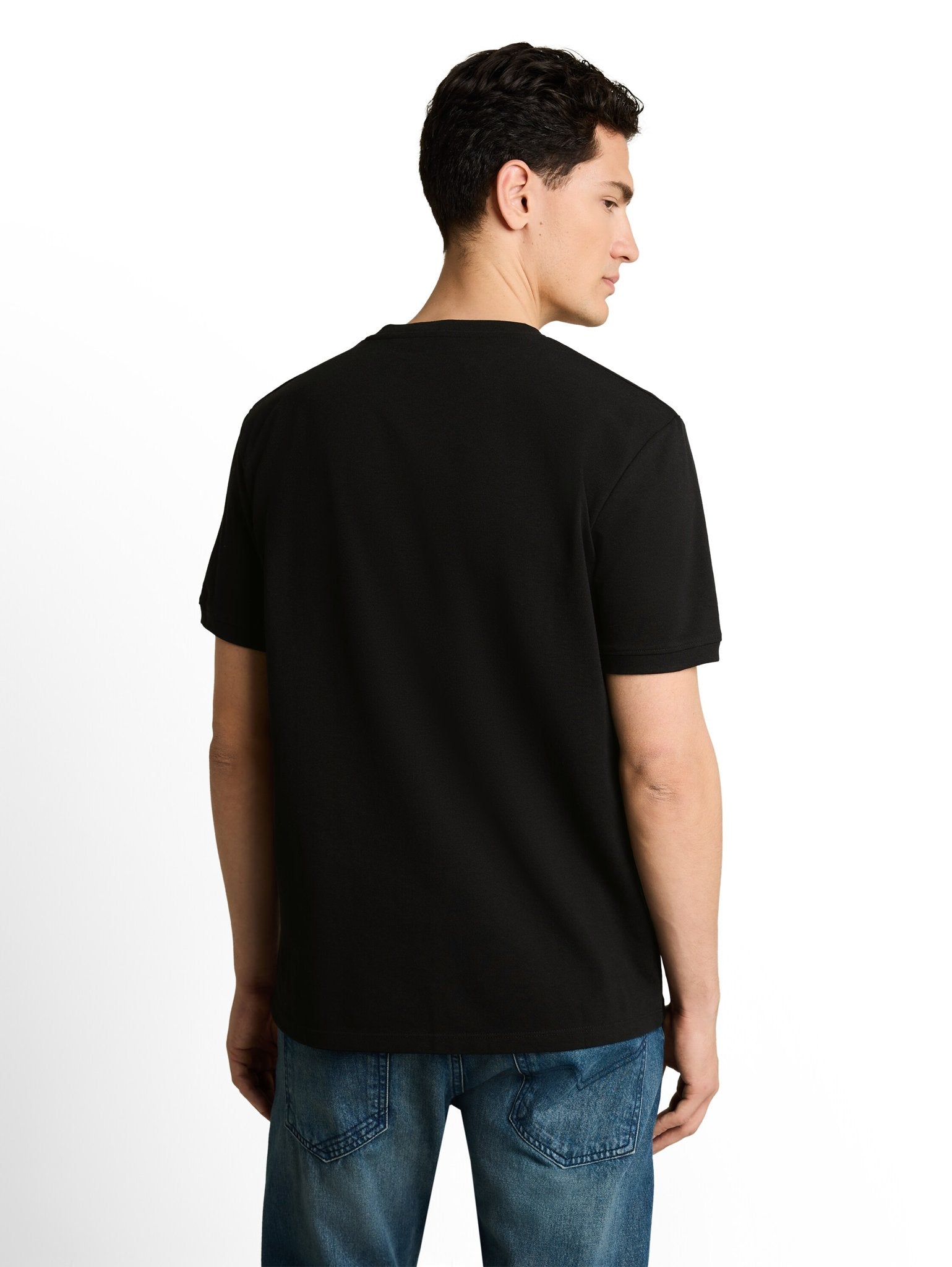 Tom Tailor denim Herren T-Shirts kurz Black