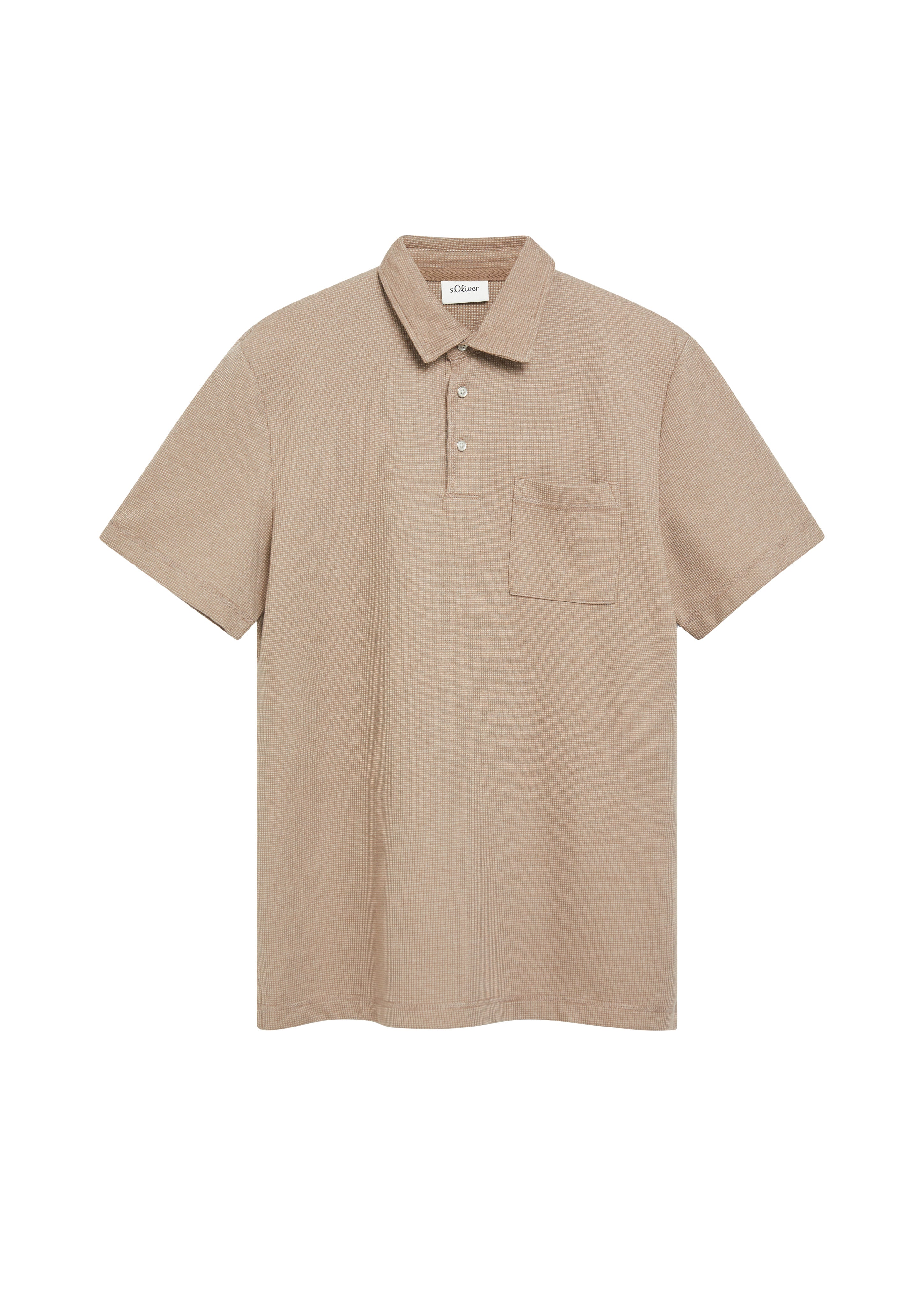 S. Oliver red Herren Polo-Shirts Brown