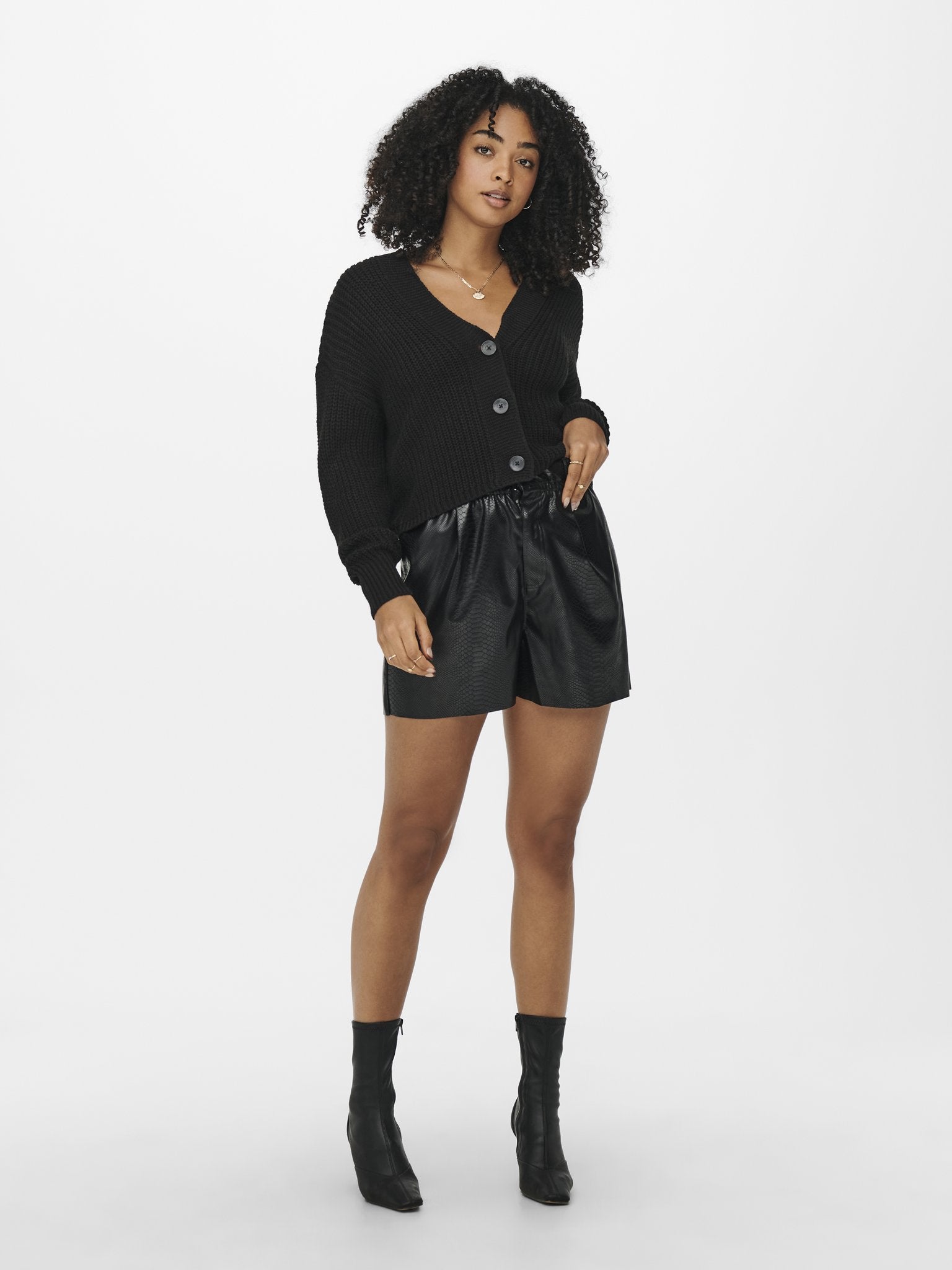 only Damen Strickjacken Black