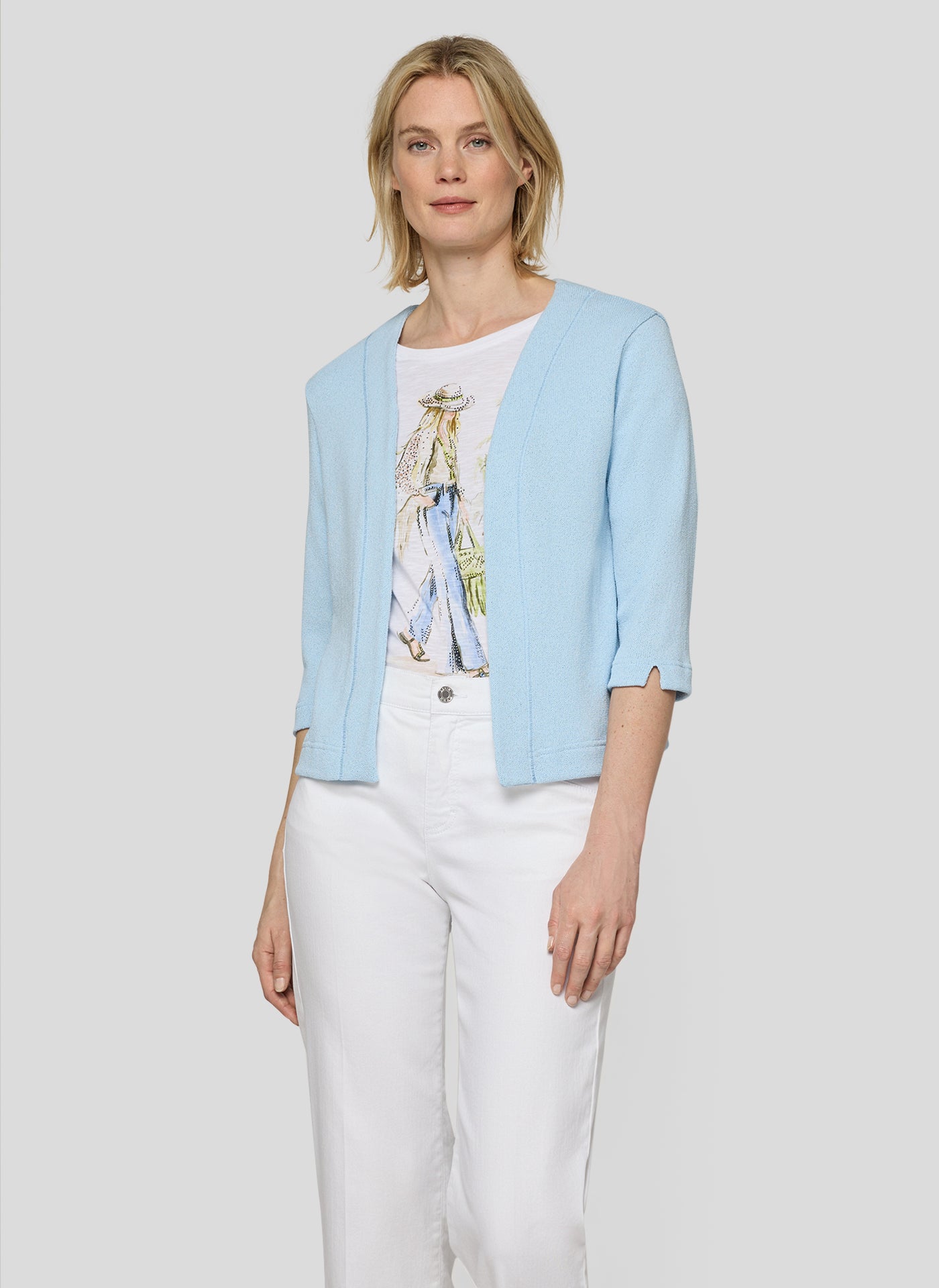 Rabe Damen Blazer Himmelblau