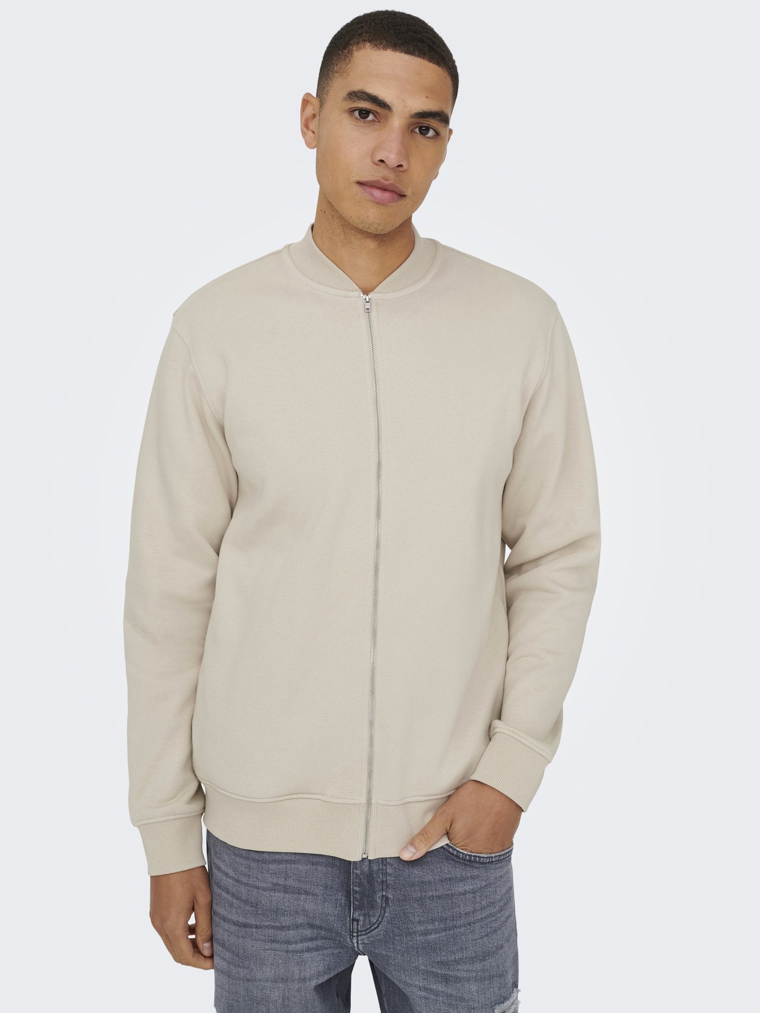 Only & Sons Herren Sweatshirts Silver Lining