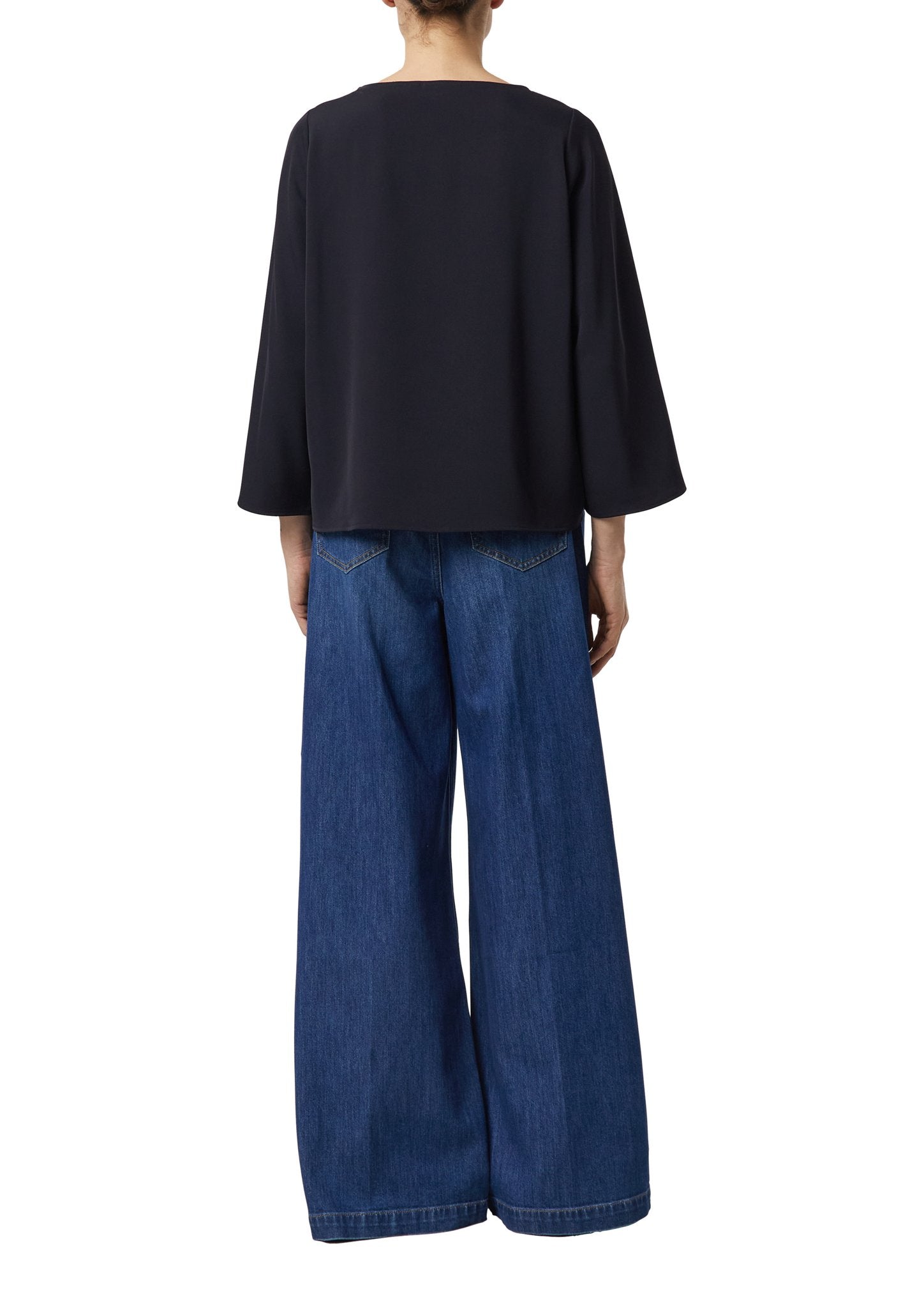 Comma Damen Blusen  Blue