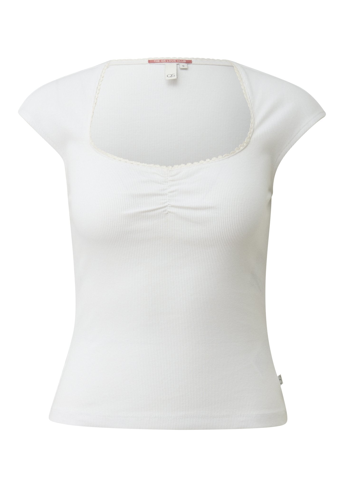 QS by S.Oliver Damen T-Shirts White