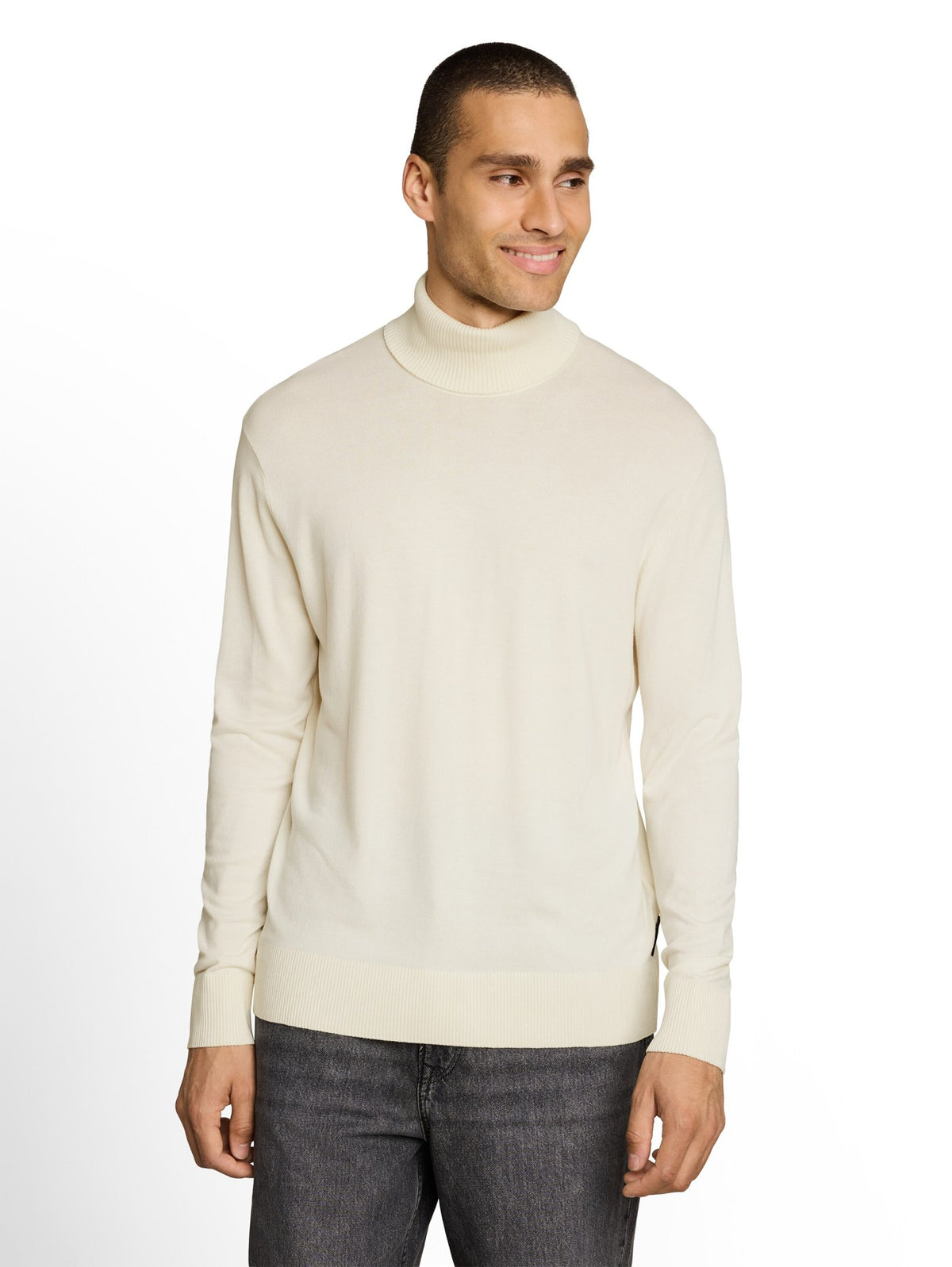 Tom Tailor denim Herren Pullover Gardenia White