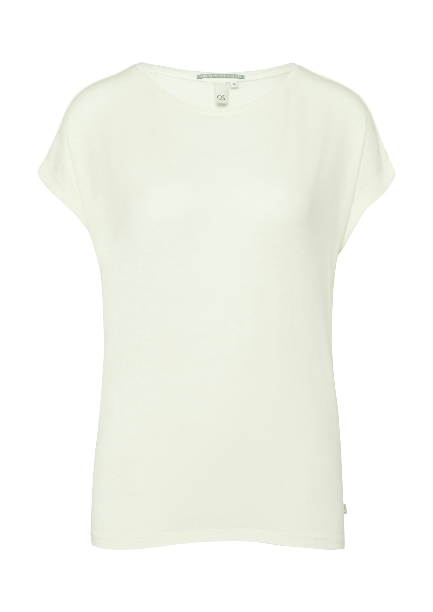 QS by S.Oliver Damen T-Shirts  White
